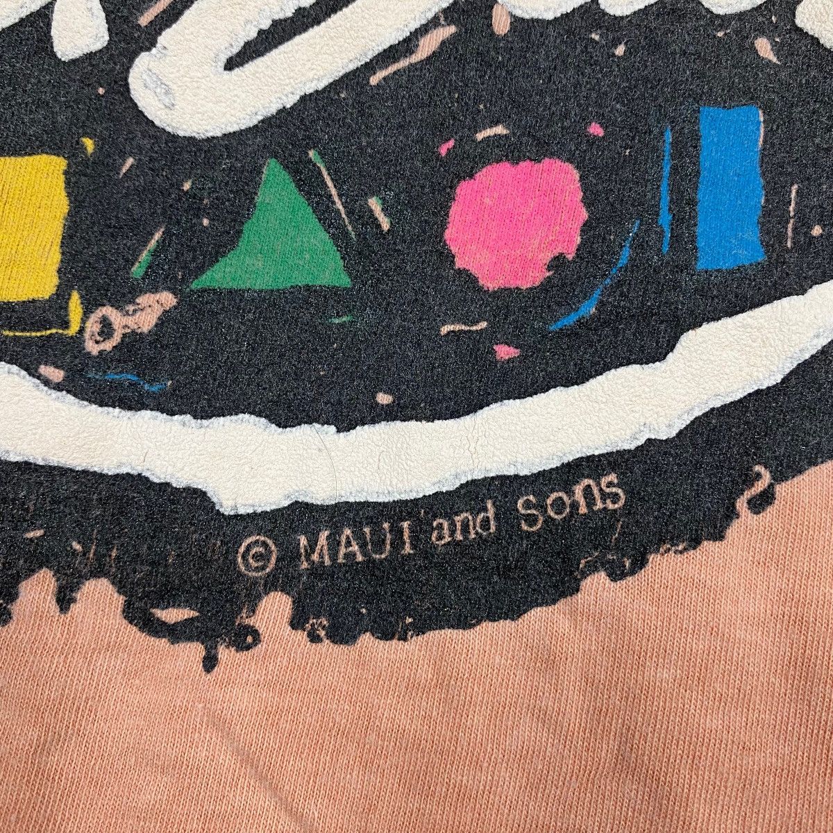 Maui and Sons Vintage 90's MAUI & SONS Logo Graphic Surf Tee Size US XL / EU 56 / 4 - 3 Thumbnail