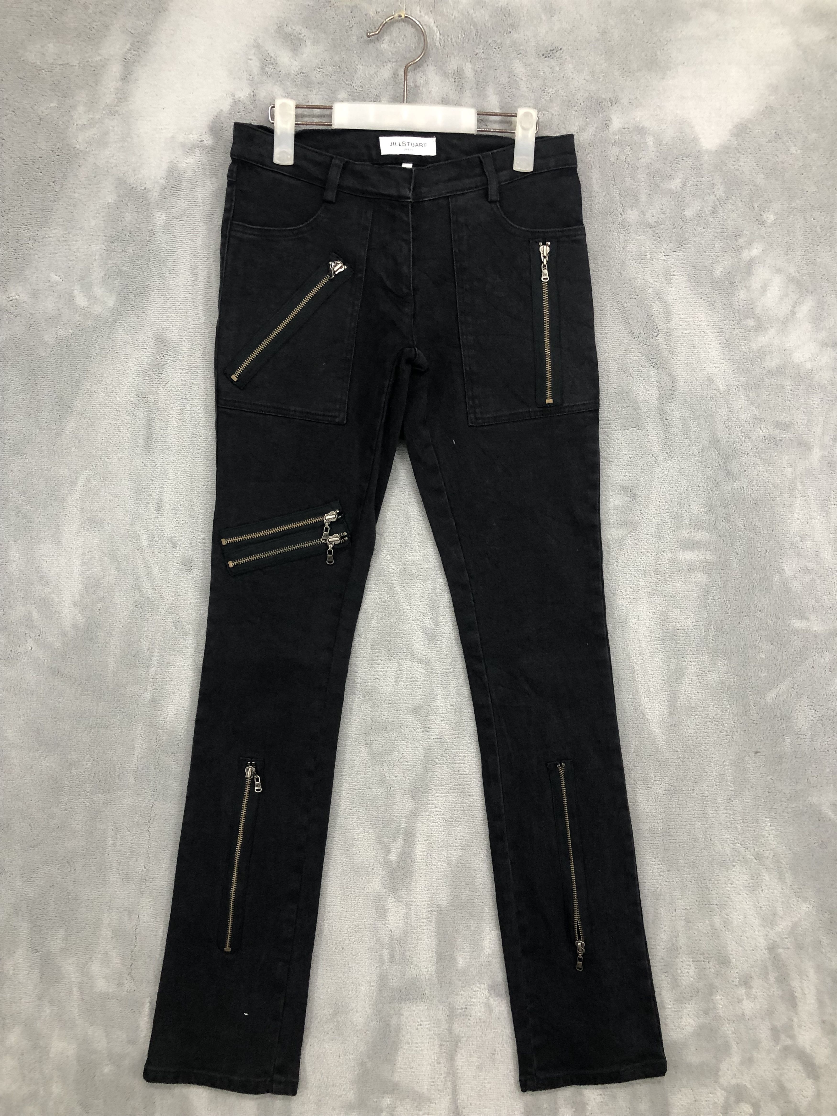 image of Jil Stuart Jill Stuart Bondage Black Slim Denim Jean, Women's (Size 28)
