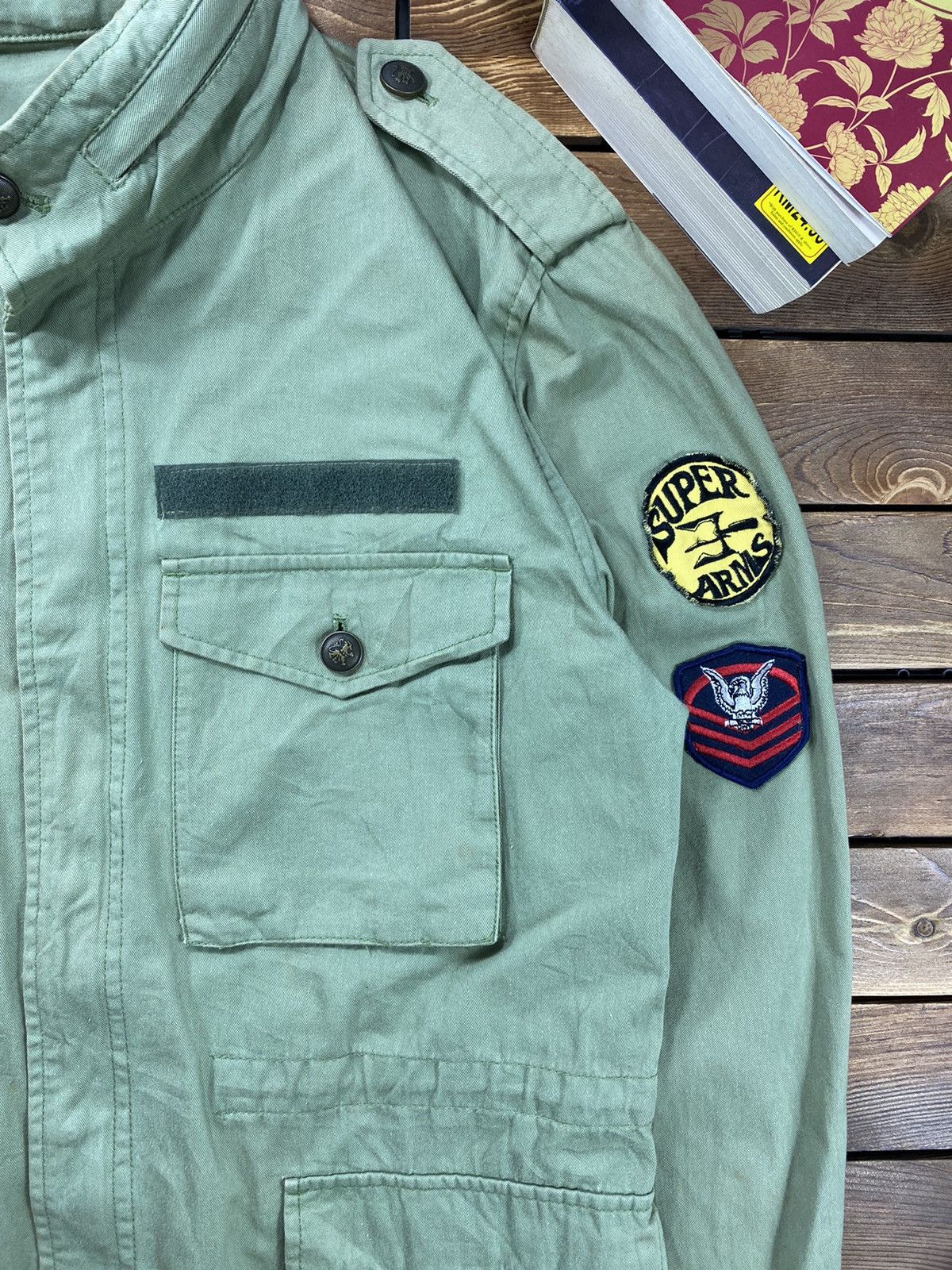 Japanese Brand × Takeo Kikuchi × Vintage Vintage Takeo Kikuchi Japanese Brand Military Lighy Jacket M Size US M / EU 48-50 / 2 - 5 Thumbnail