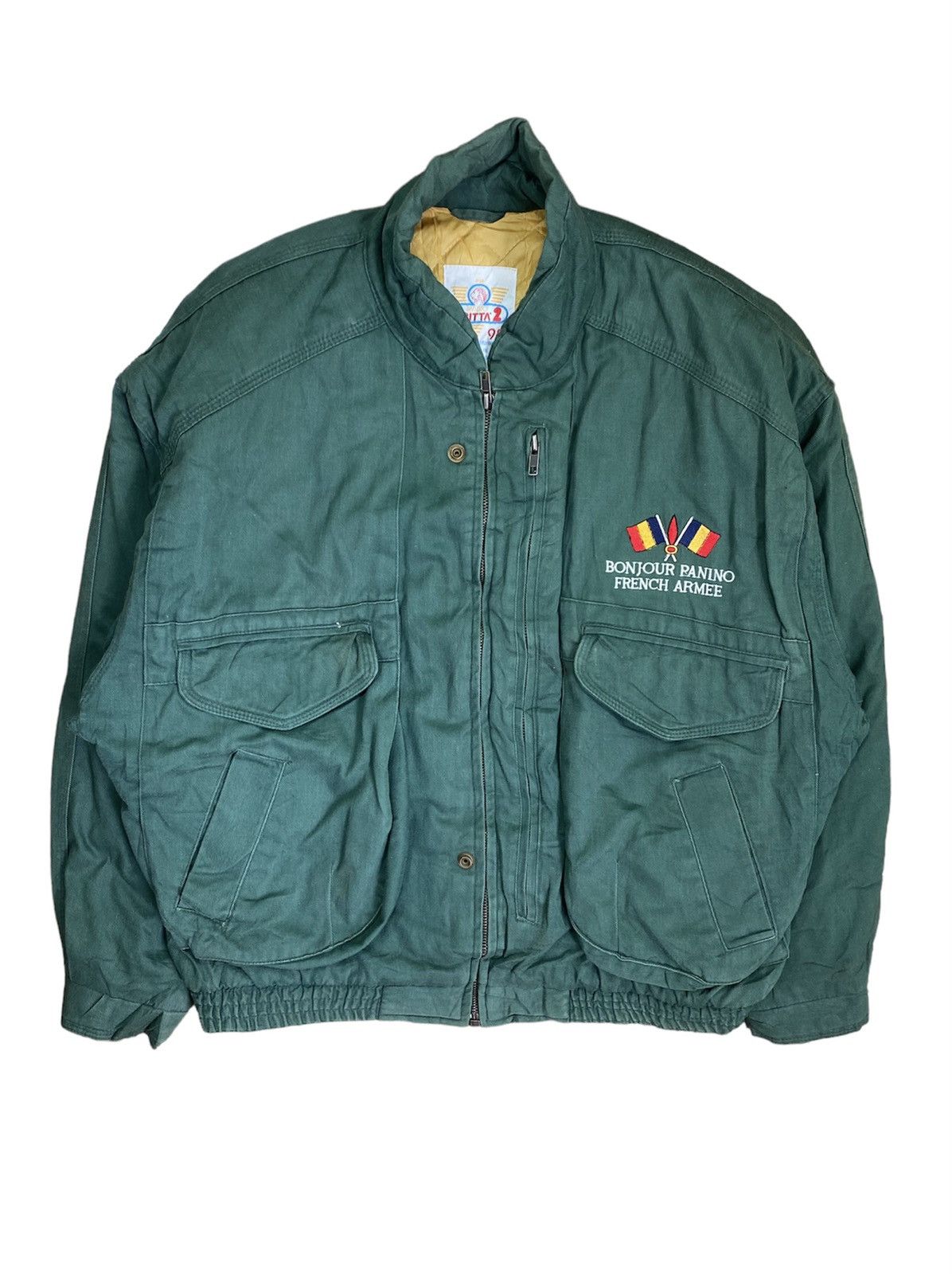 Japanese Brand × Vintage Vintage Military Bonjour Panino French Armee Bomber Jacket L Size US L / EU 52-54 / 3 - 1 Thumbnail
