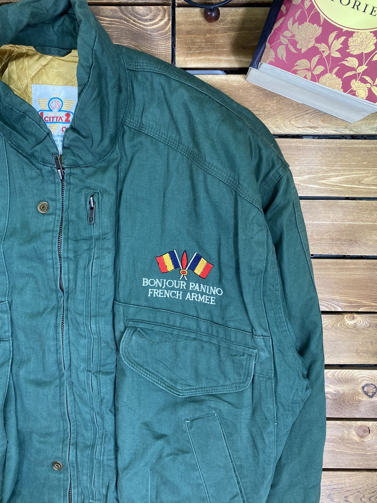 Japanese Brand × Vintage Vintage Military Bonjour Panino French Armee Bomber Jacket L Size US L / EU 52-54 / 3 - 5 Thumbnail