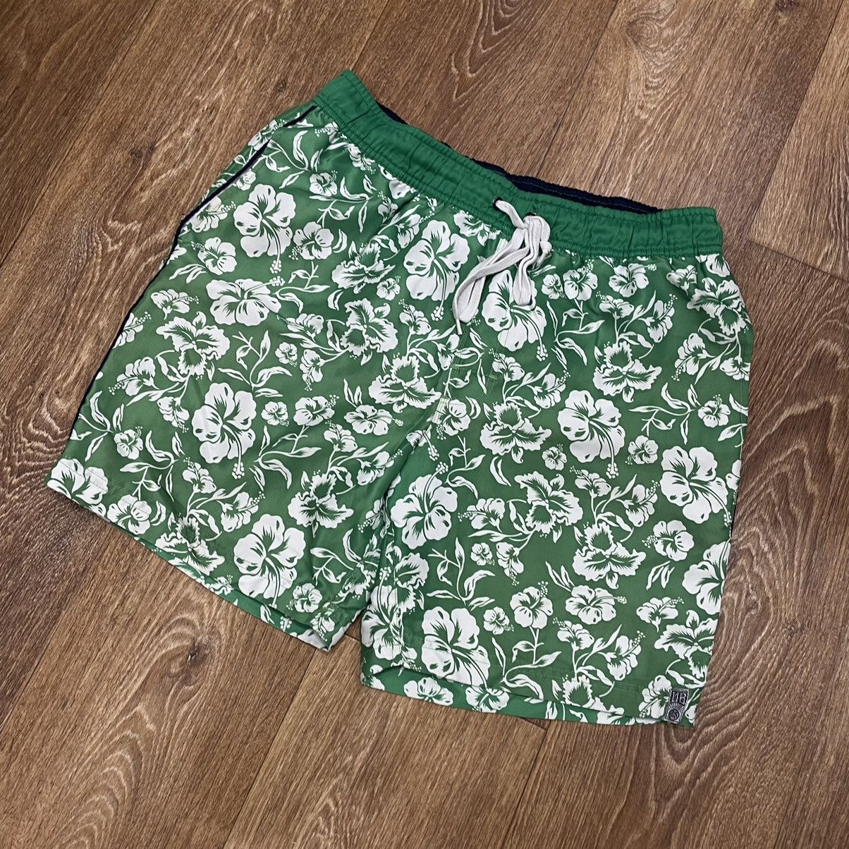 Vintage Vintage 90s Floral All Over Print Baggy Shorts Y2K Streetwea Size US 34 / EU 50 - 2 Thumbnail