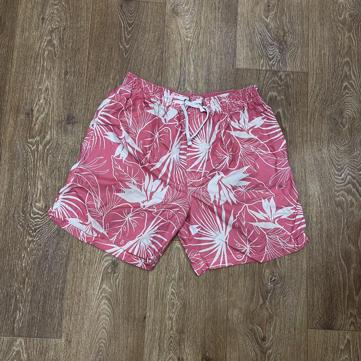 Vintage Vintage 90s Floral All Over Print Shorts Swim Y2K Streetwear Size US 32 / EU 48 - 1 Thumbnail