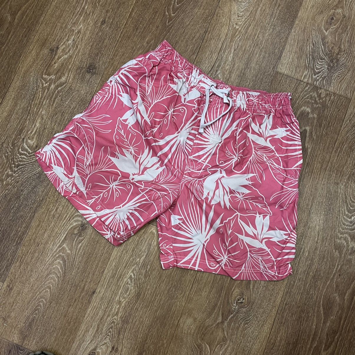 Vintage Vintage 90s Floral All Over Print Shorts Swim Y2K Streetwear Size US 32 / EU 48 - 2 Thumbnail