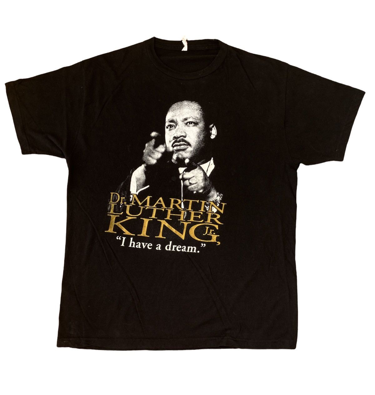 Band Tees × Rap Tees × Vintage Vintage 90’s Dr. Martin Luther King t Shirt I Have A Dream Size US XL / EU 56 / 4 - 1 Thumbnail