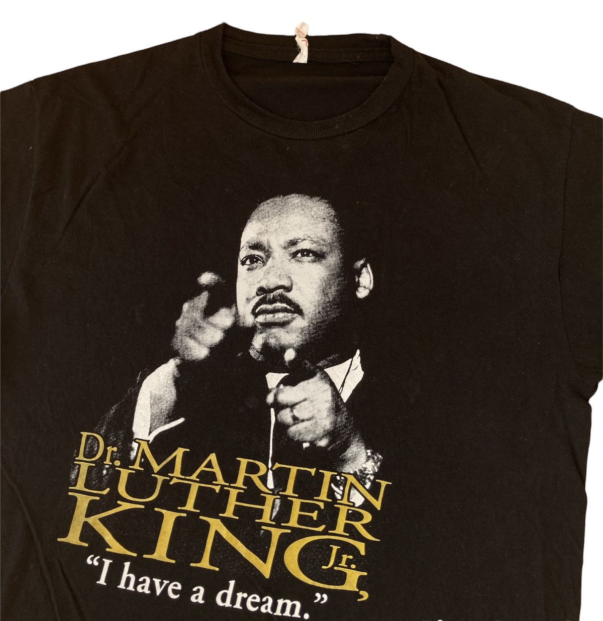 Band Tees × Rap Tees × Vintage Vintage 90’s Dr. Martin Luther King t Shirt I Have A Dream Size US XL / EU 56 / 4 - 2 Thumbnail
