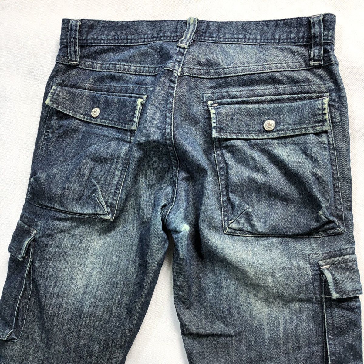 20471120 Japan R.P.T. Bushpant Motorcycle Zip Cargo Patina Fades Pant Size US 31 - 6 Thumbnail
