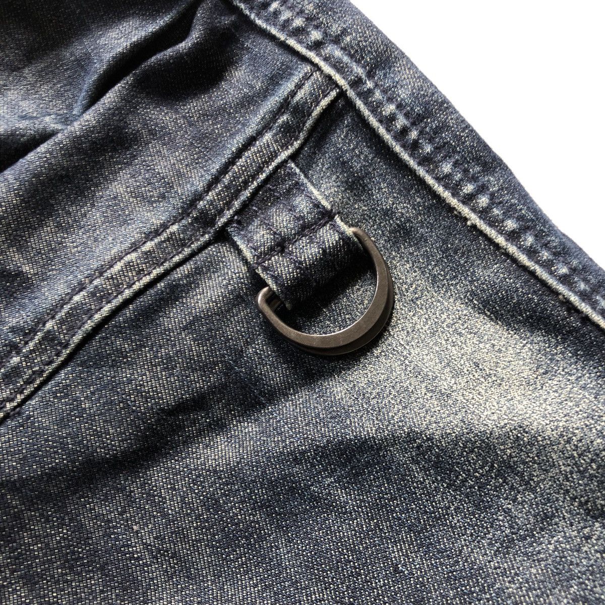 20471120 Japan R.P.T. Bushpant Motorcycle Zip Cargo Patina Fades Pant Size US 31 - 12 Thumbnail