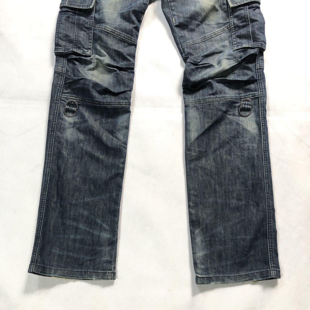 20471120 Japan R.P.T. Bushpant Motorcycle Zip Cargo Patina Fades Pant Size US 31 - 4 Thumbnail