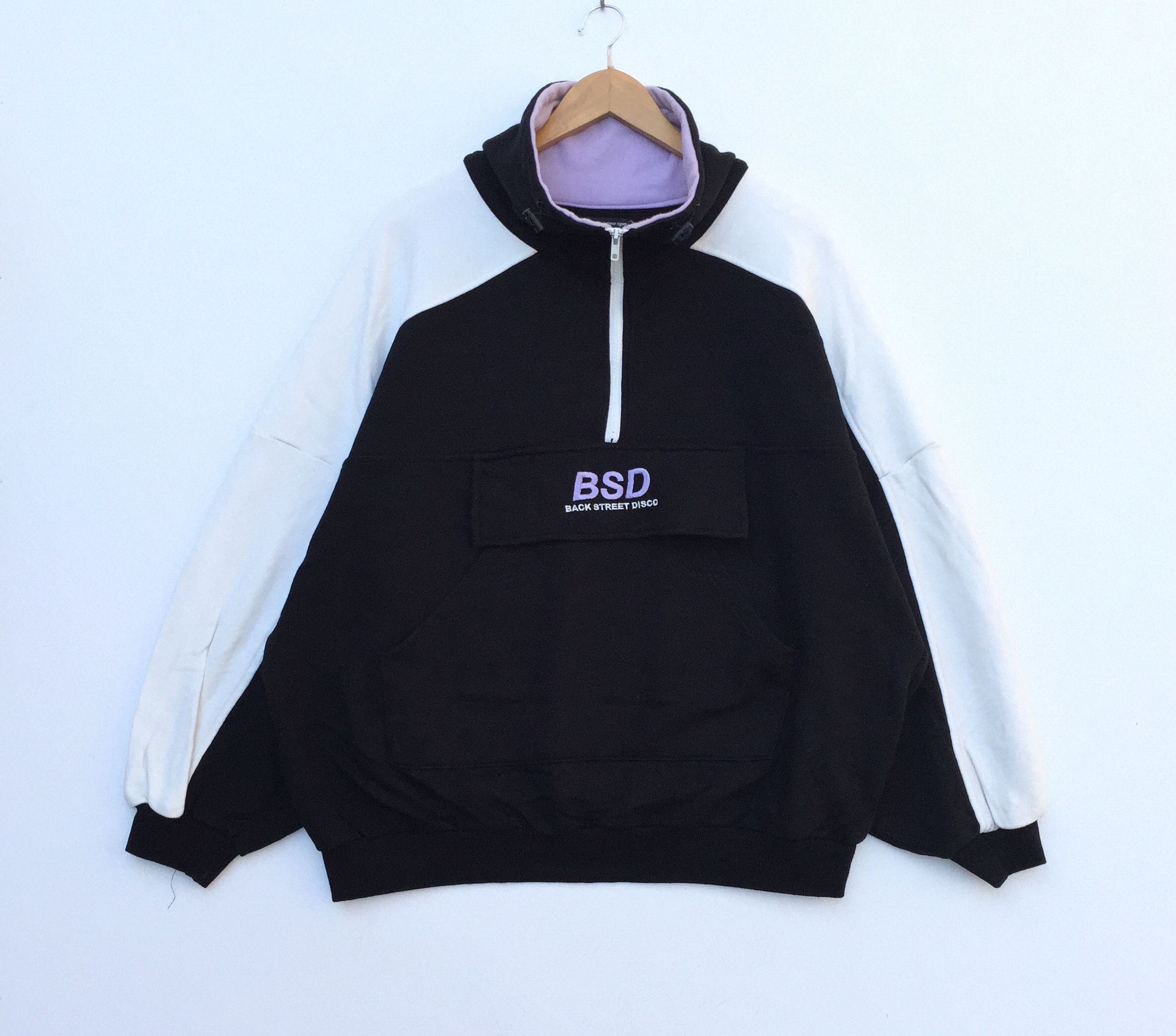 Vintage Vintage Sweatshirt Hoodie BSD BLack And White Size US XXL / EU 58 / 5 - 1 Thumbnail