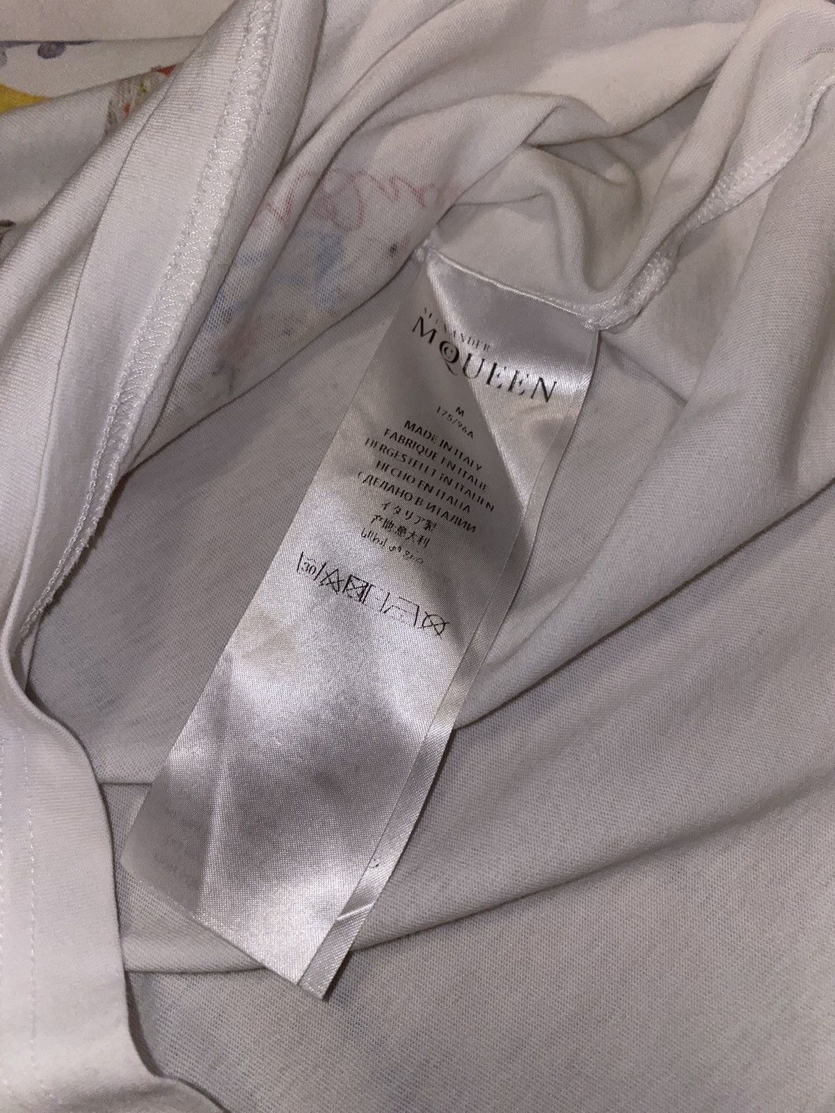 Alexander McQueen AW18 Alexander McQueen Skull Artwork Logo White T-Shirt Size US M / EU 48-50 / 2 - 10 Thumbnail