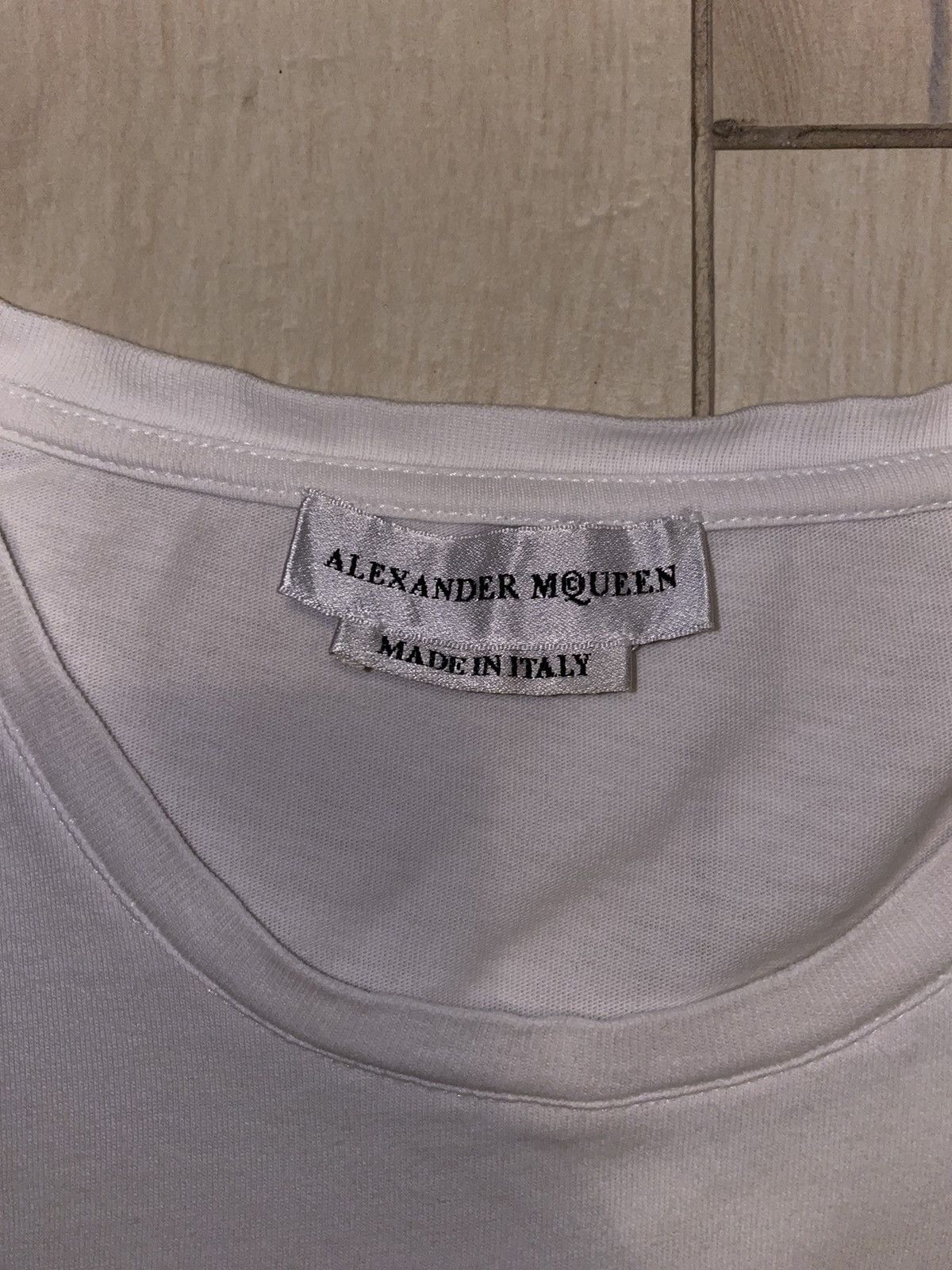 Alexander McQueen AW18 Alexander McQueen Skull Artwork Logo White T-Shirt Size US M / EU 48-50 / 2 - 9 Thumbnail