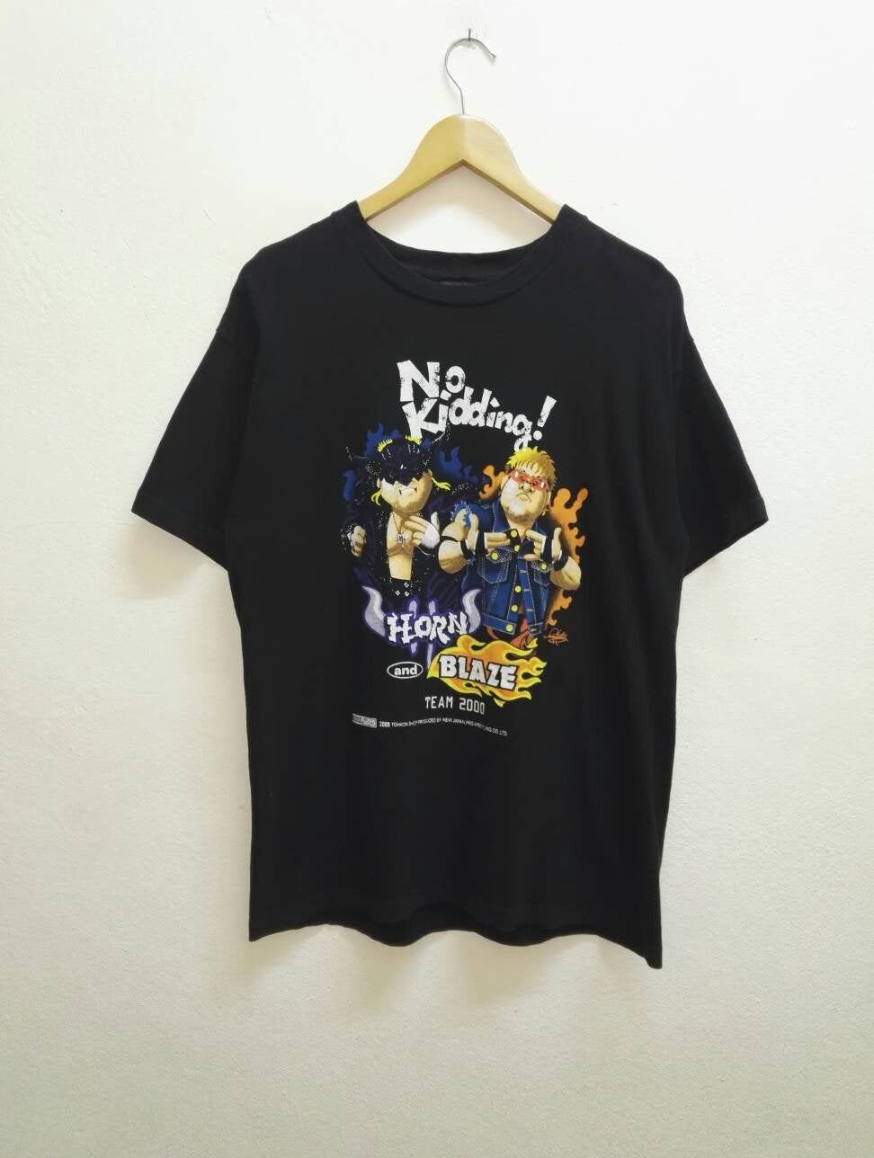 Japanese Brand 🔥Rare🔥 HORN and BLAZE Team 2000 Japanese Pro Wrestling(c8) Size US L / EU 52-54 / 3 - 1 Thumbnail