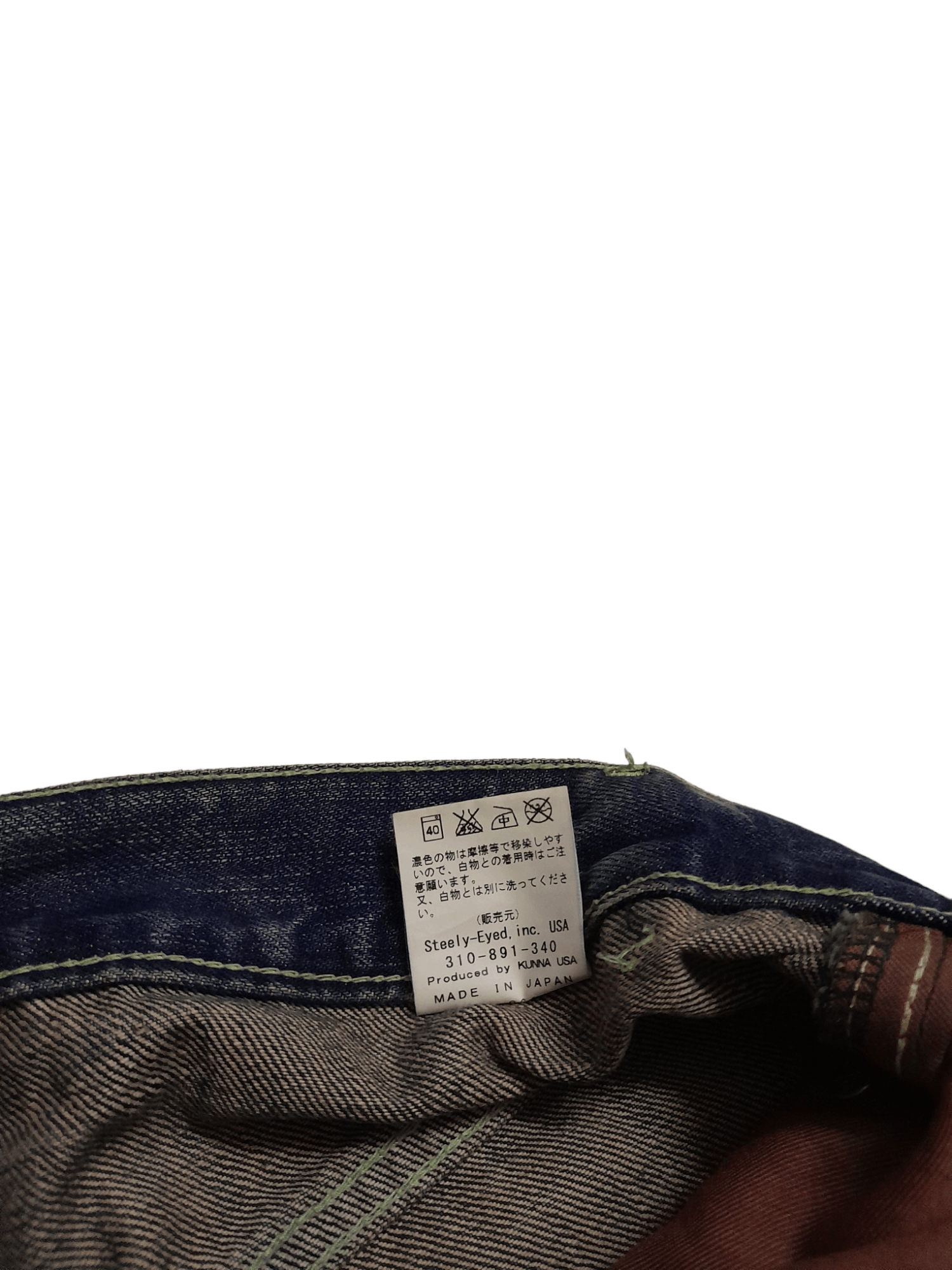 Designer Kunna by Tatsuro Ishihara Japan Denim Designe (E922) Size US 32 / EU 48 - 4 Thumbnail