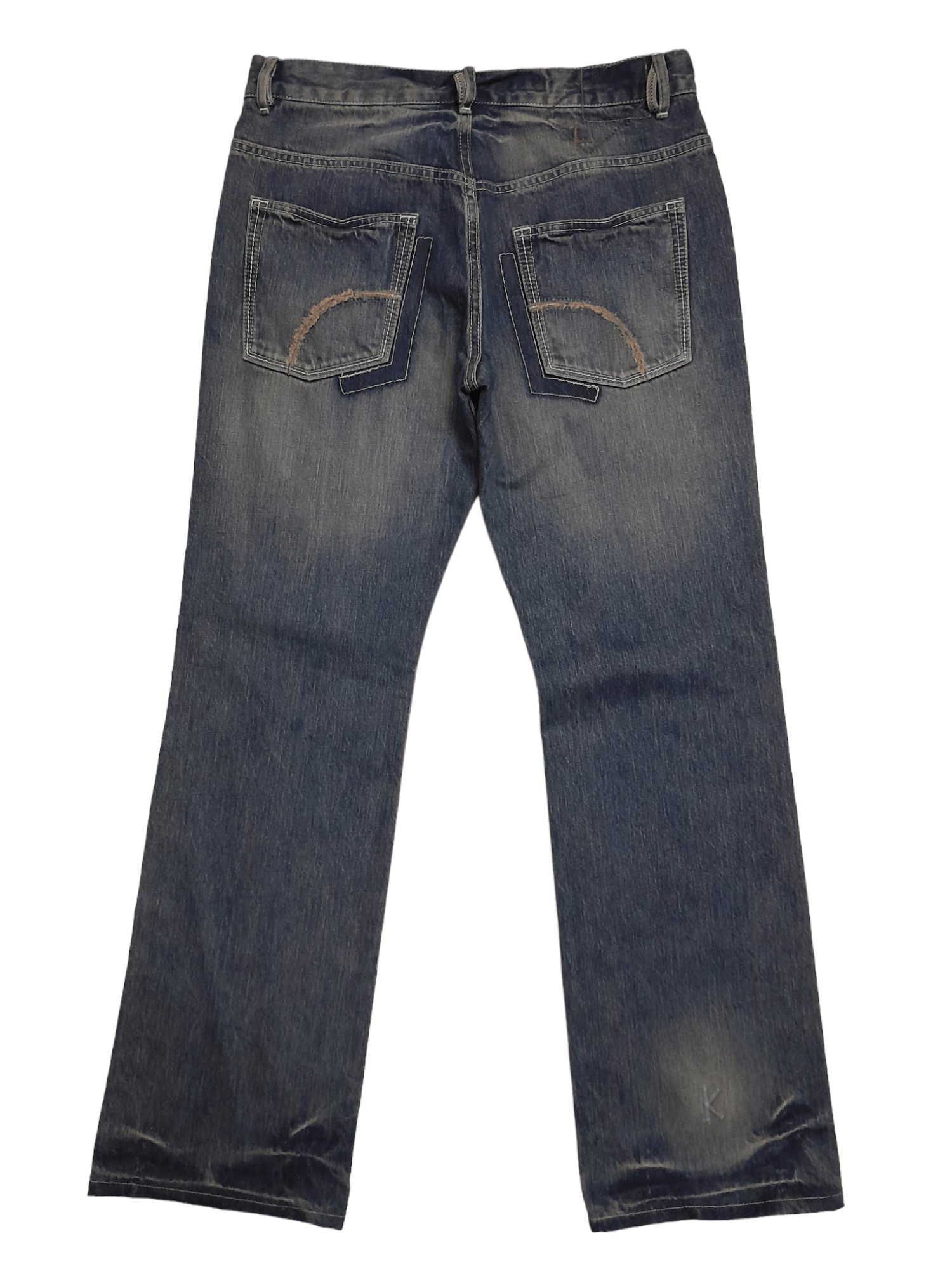 Designer Kunna by Tatsuro Ishihara Japan Denim Designe (E922) Size US 32 / EU 48 - 5 Thumbnail