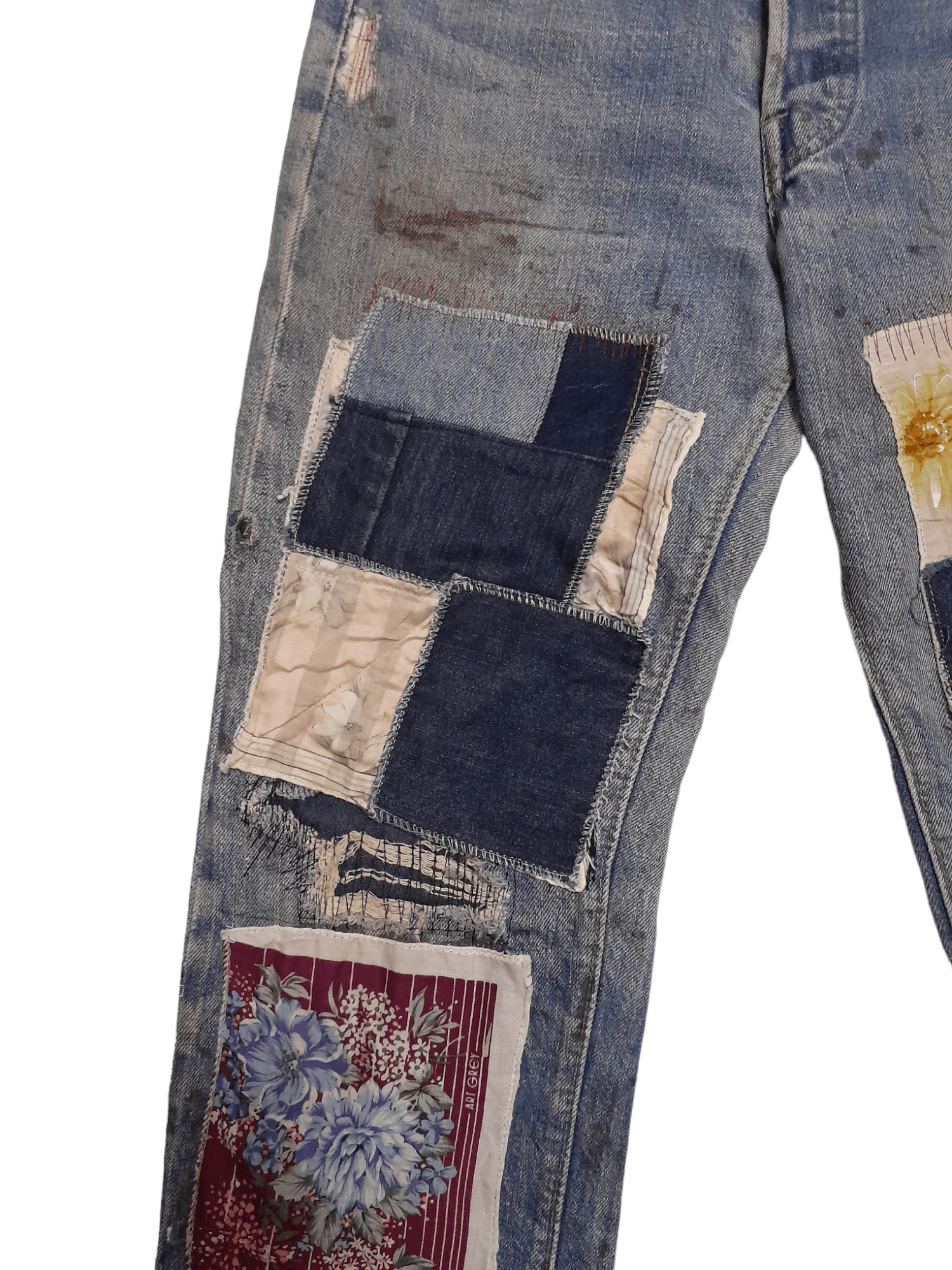 Levi's 70s Levis 501 Single Stitch #6 Selvedge Usa Denim (E923) Size US 27 - 3 Thumbnail