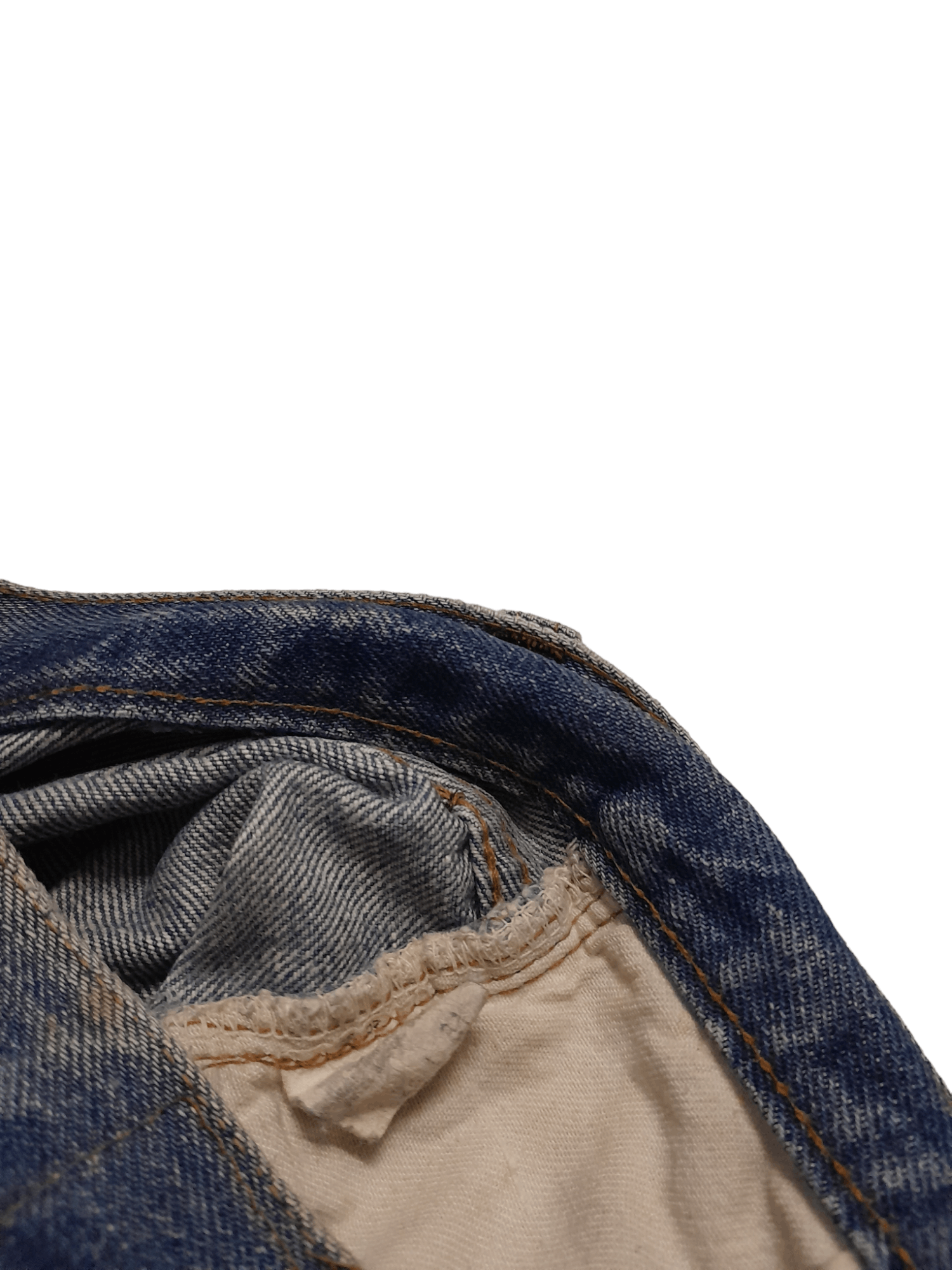 Levi's 70s Levis 501 Single Stitch #6 Selvedge Usa Denim (E923) Size US 27 - 7 Thumbnail