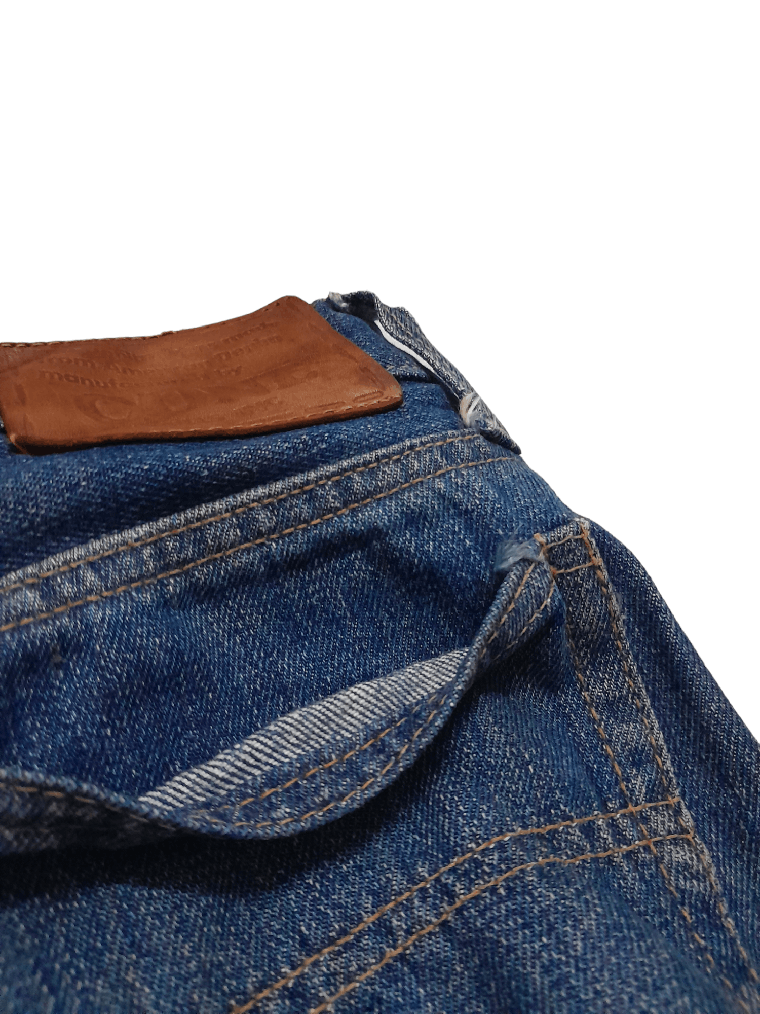 Vintage 50s Talon Cone Mills Selvedge Usa Denim (E924) Size US 26 / EU 42 - 5 Thumbnail
