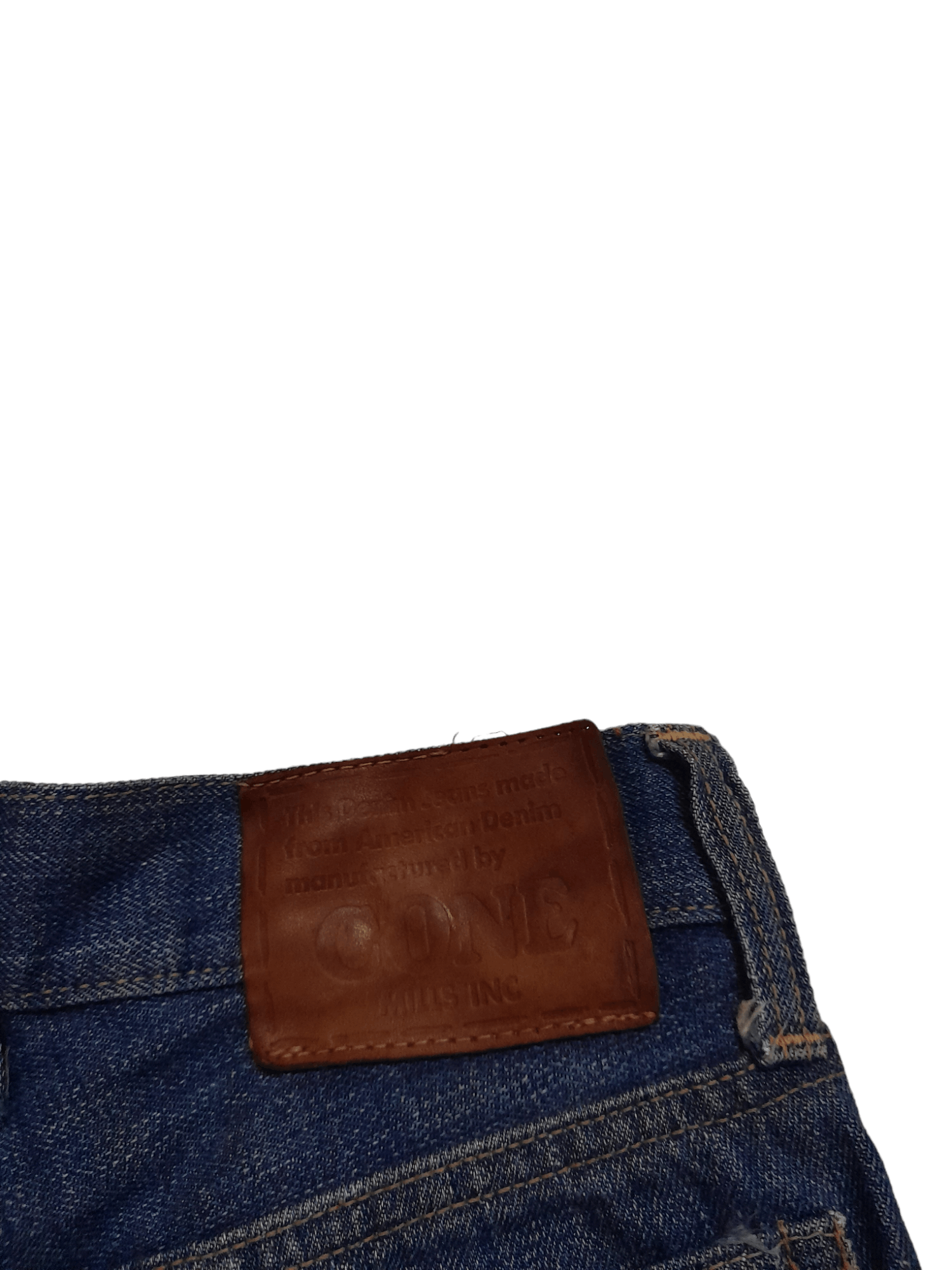 Vintage 50s Talon Cone Mills Selvedge Usa Denim (E924) Size US 26 / EU 42 - 3 Thumbnail