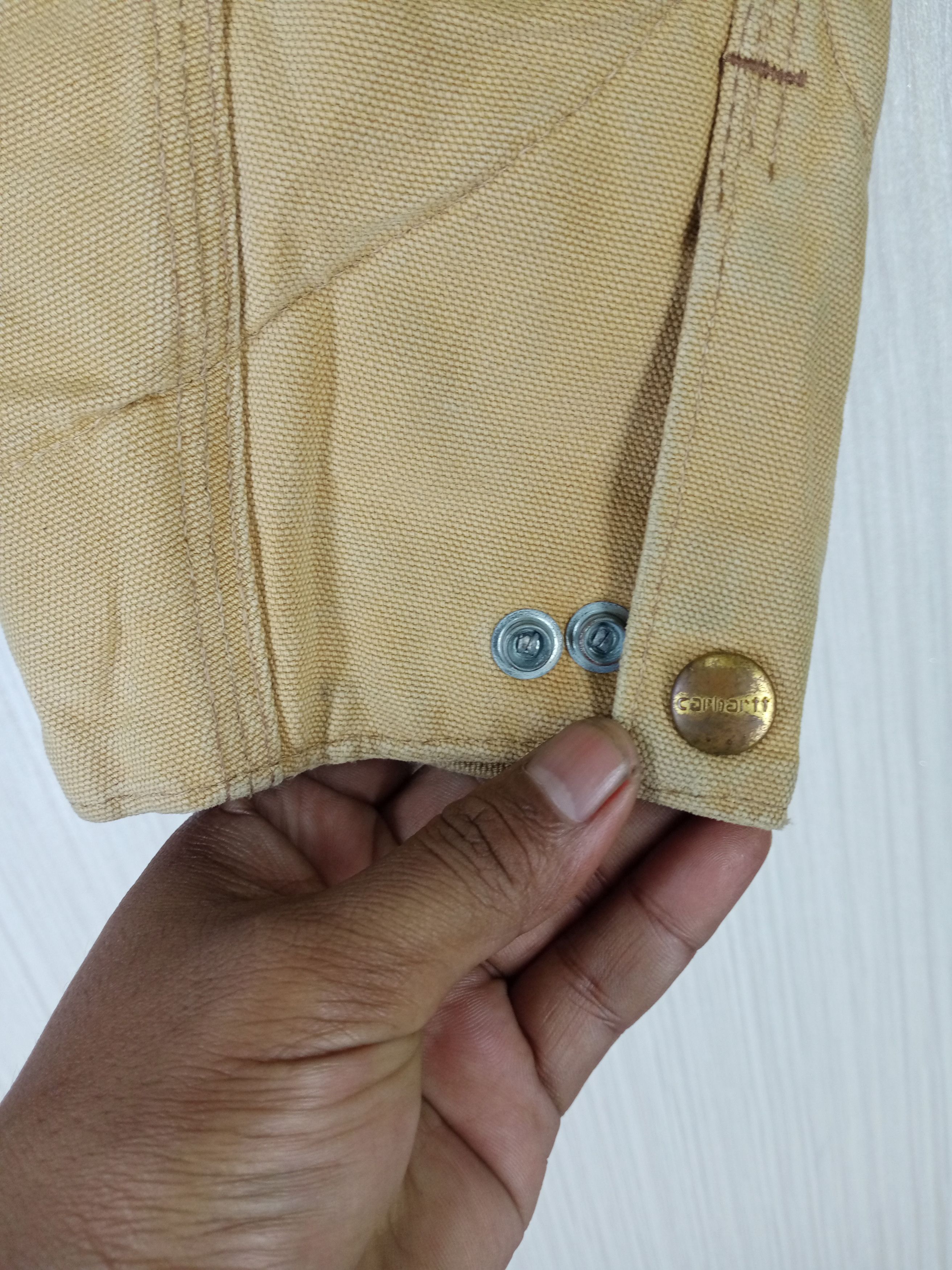 Carhartt Rare Vintage Carhartt Blanked Lined Detroit Jacket Size US L / EU 52-54 / 3 - 6 Thumbnail