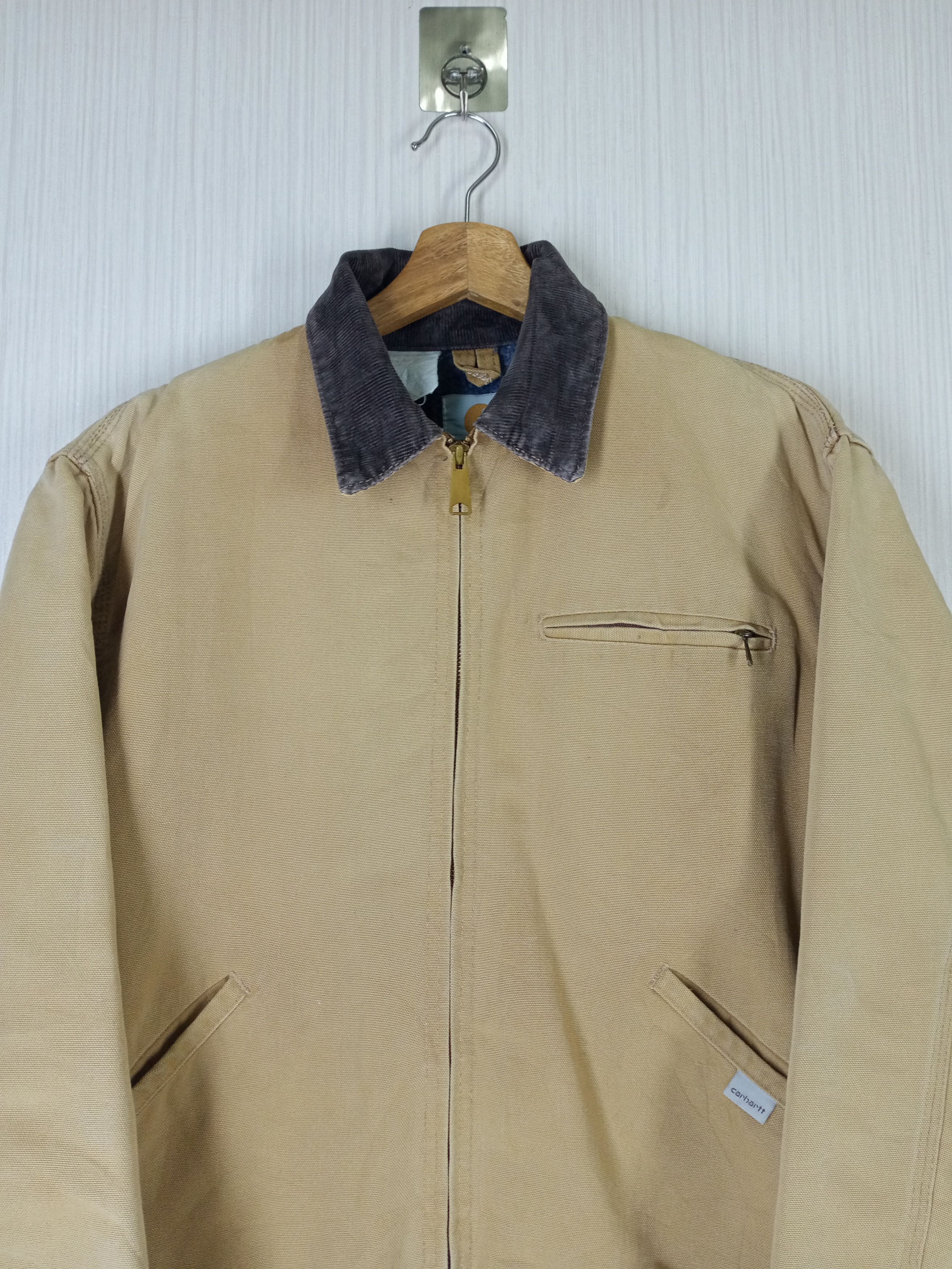 Carhartt Rare Vintage Carhartt Blanked Lined Detroit Jacket Size US L / EU 52-54 / 3 - 3 Thumbnail