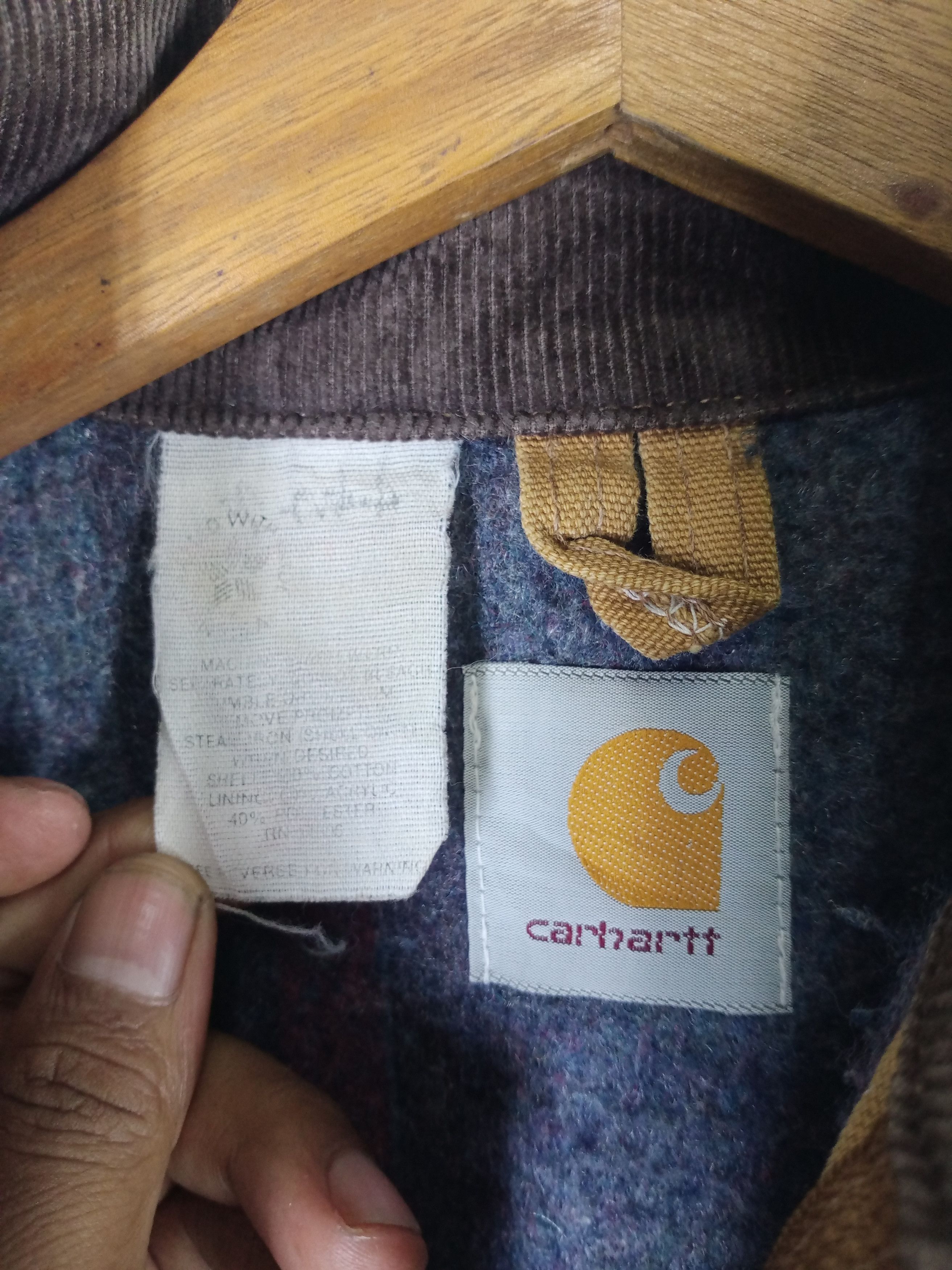 Carhartt Rare Vintage Carhartt Blanked Lined Detroit Jacket Size US L / EU 52-54 / 3 - 5 Thumbnail