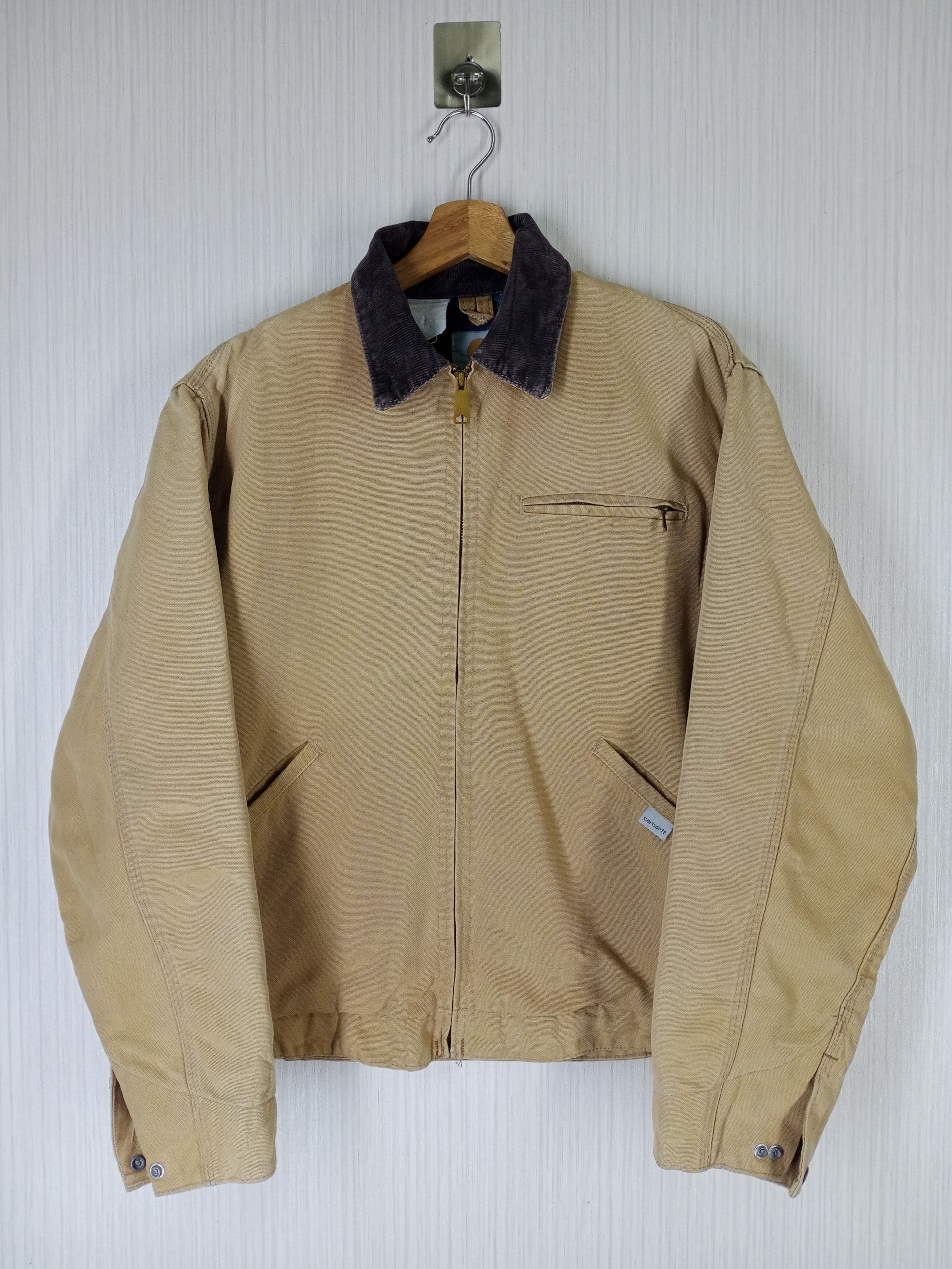 Carhartt Rare Vintage Carhartt Blanked Lined Detroit Jacket Size US L / EU 52-54 / 3 - 1 Thumbnail