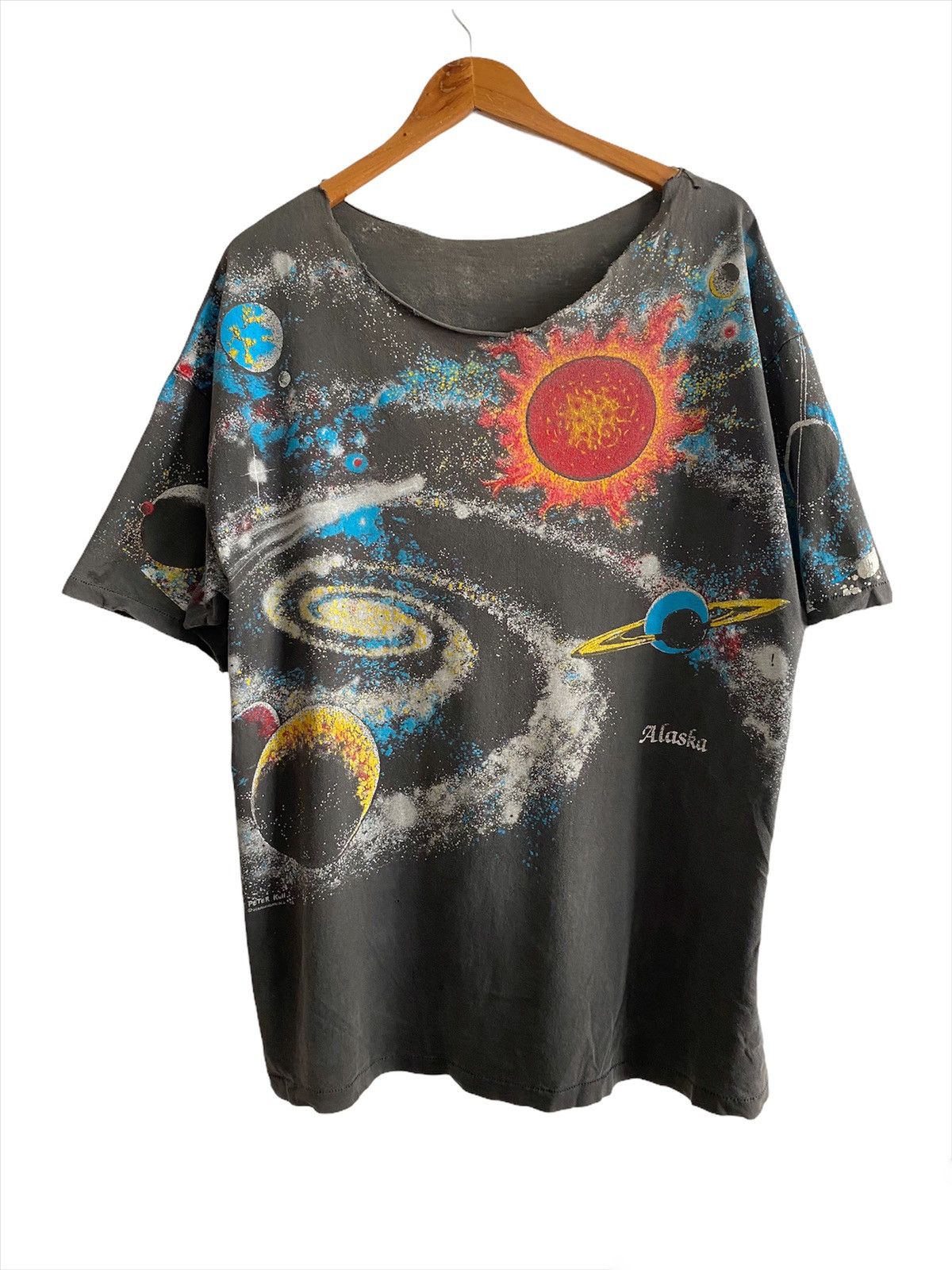Band Tees × Vintage Vintage Alaska Peter Kull @harlequin N.G 1992 shirt Size US XL / EU 56 / 4 - 2 Thumbnail