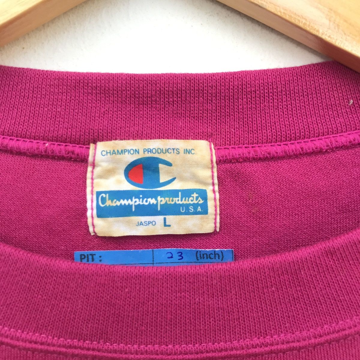 Champion × Vintage Vintage Champion Products Big logo sweatshirt Streetwear Size US L / EU 52-54 / 3 - 4 Thumbnail