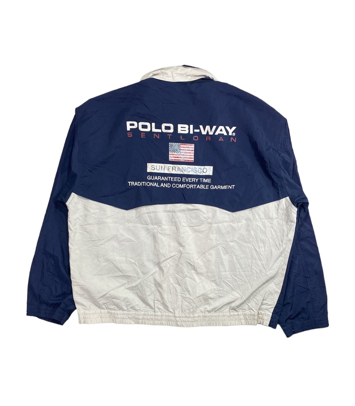 Japanese Brand × Vintage Vintage Polo Bi Way Light Jacket Big Logo Size L Size US L / EU 52-54 / 3 - 1 Thumbnail