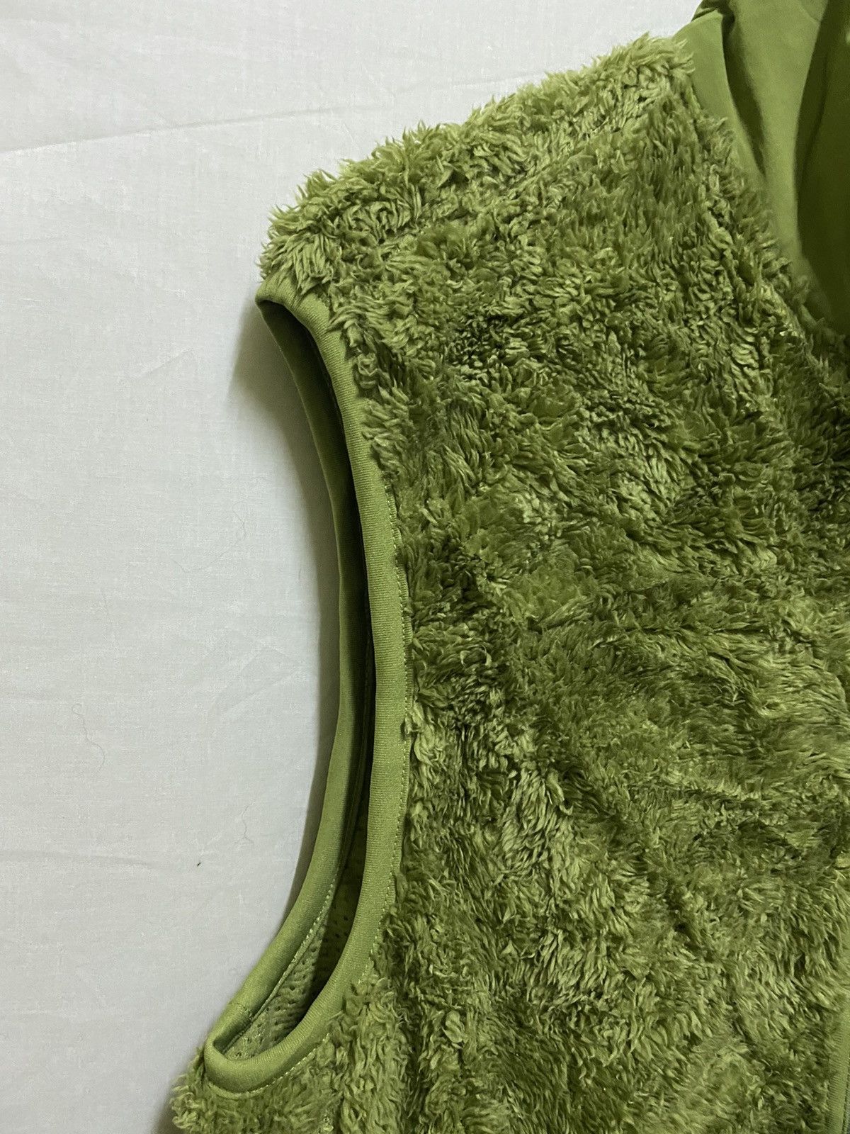 Japanese Brand First Down Fleece Green Jacket Size US XL / EU 56 / 4 - 4 Thumbnail