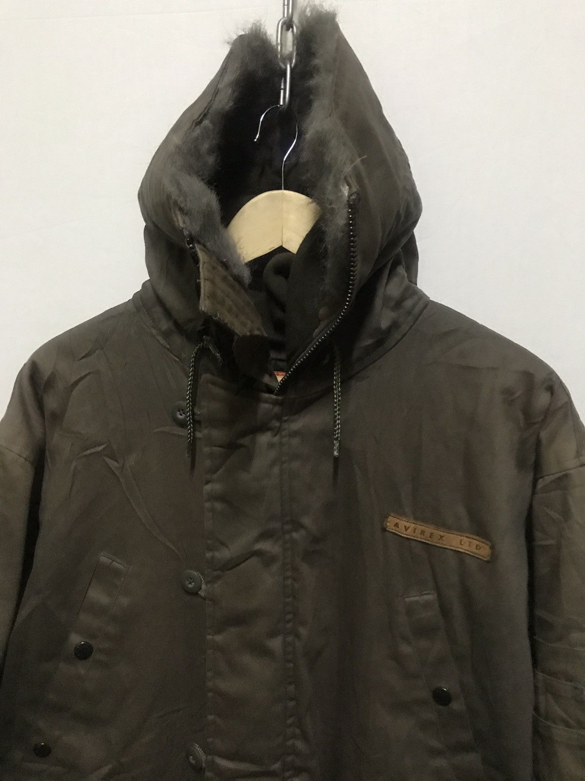 Avirex Avirex Parka Green Colour Hoodie Size US L / EU 52-54 / 3 - 2 Thumbnail