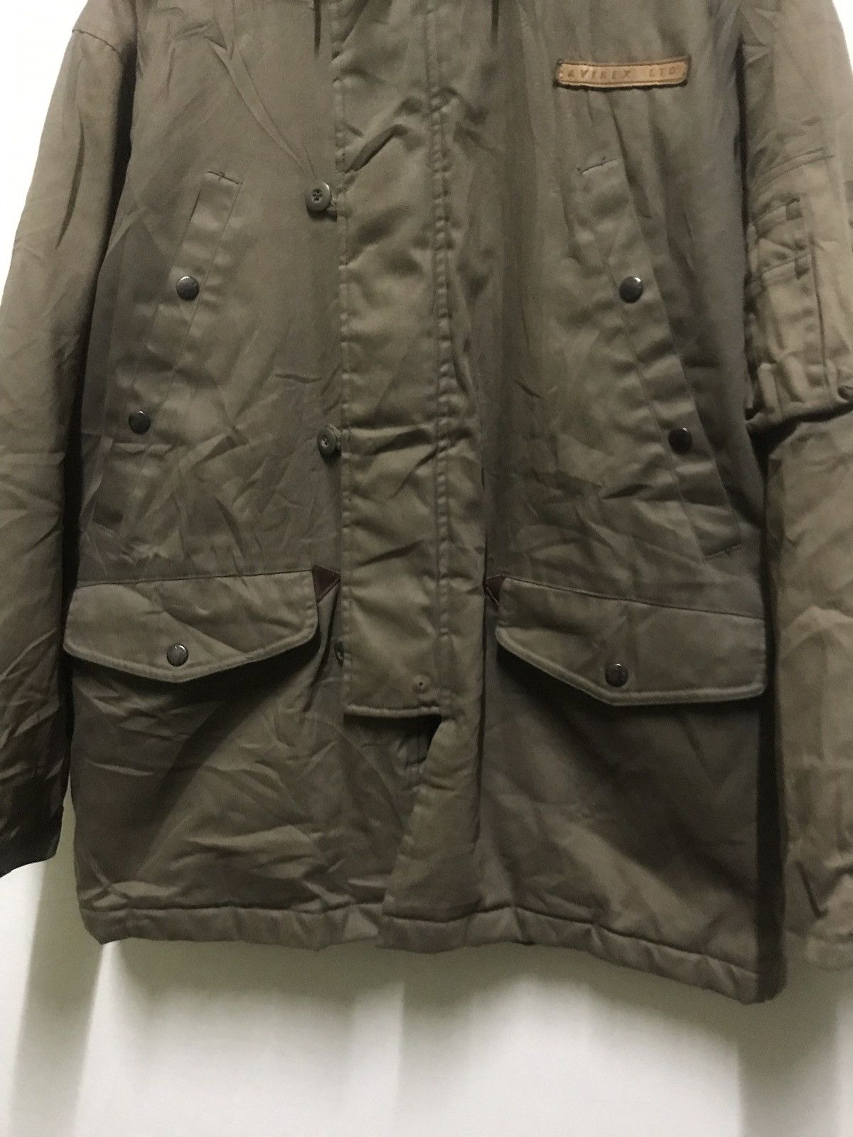 Avirex Avirex Parka Green Colour Hoodie Size US L / EU 52-54 / 3 - 3 Thumbnail