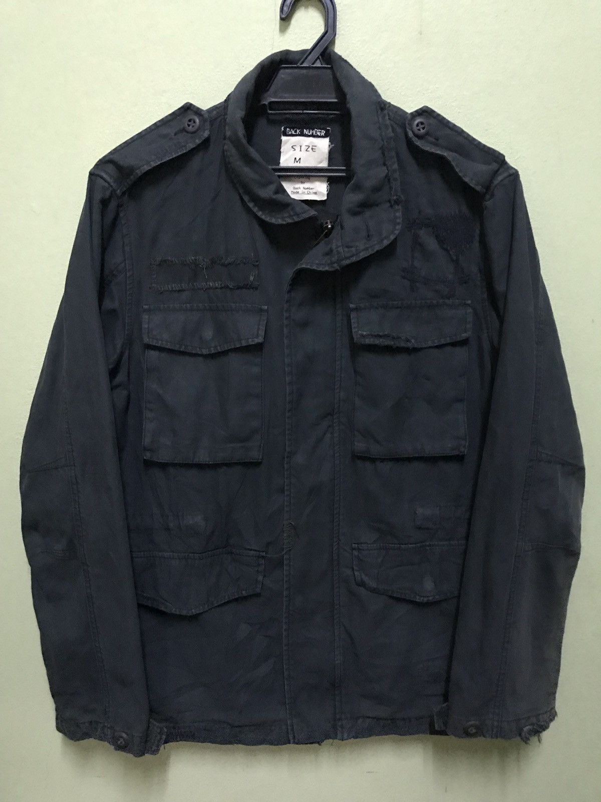 Japanese Brand Back Number Green Parkas Army Size US M / EU 48-50 / 2 - 1 Thumbnail