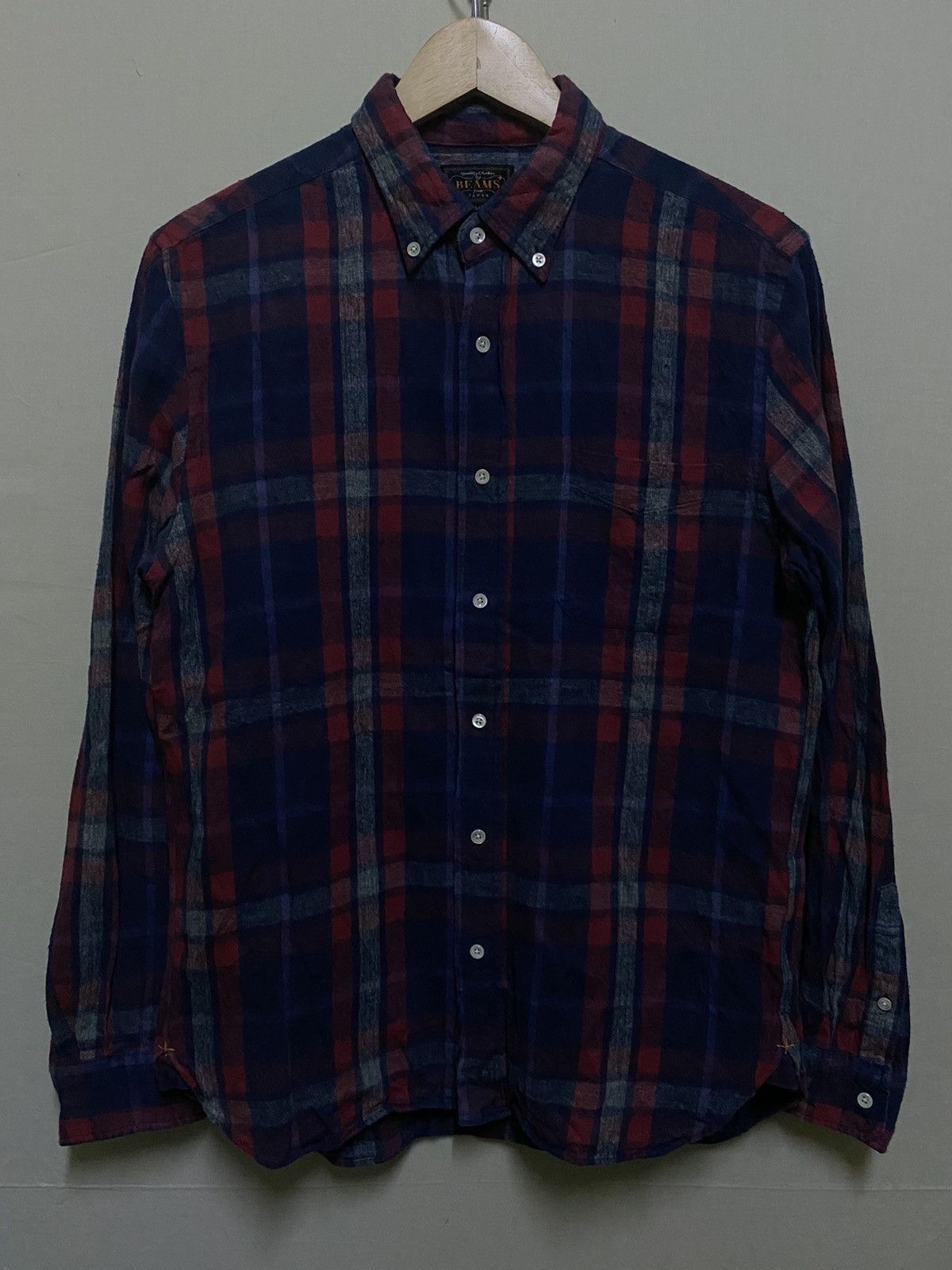 Beams Plus × Japanese Brand Beams Plus Flannel Made In Japan Size US M / EU 48-50 / 2 - 1 Thumbnail