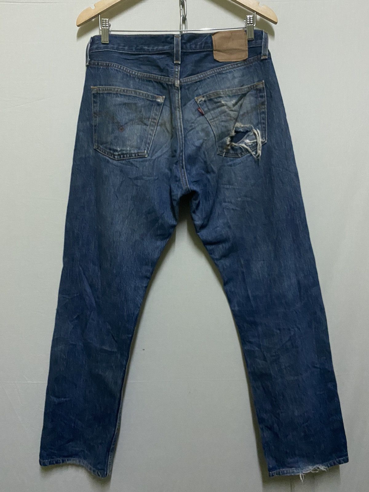 Levi's Vintage Clothing × Vintage Levis Distressed Jeans Vintage Size US 30 / EU 46 - 5 Thumbnail