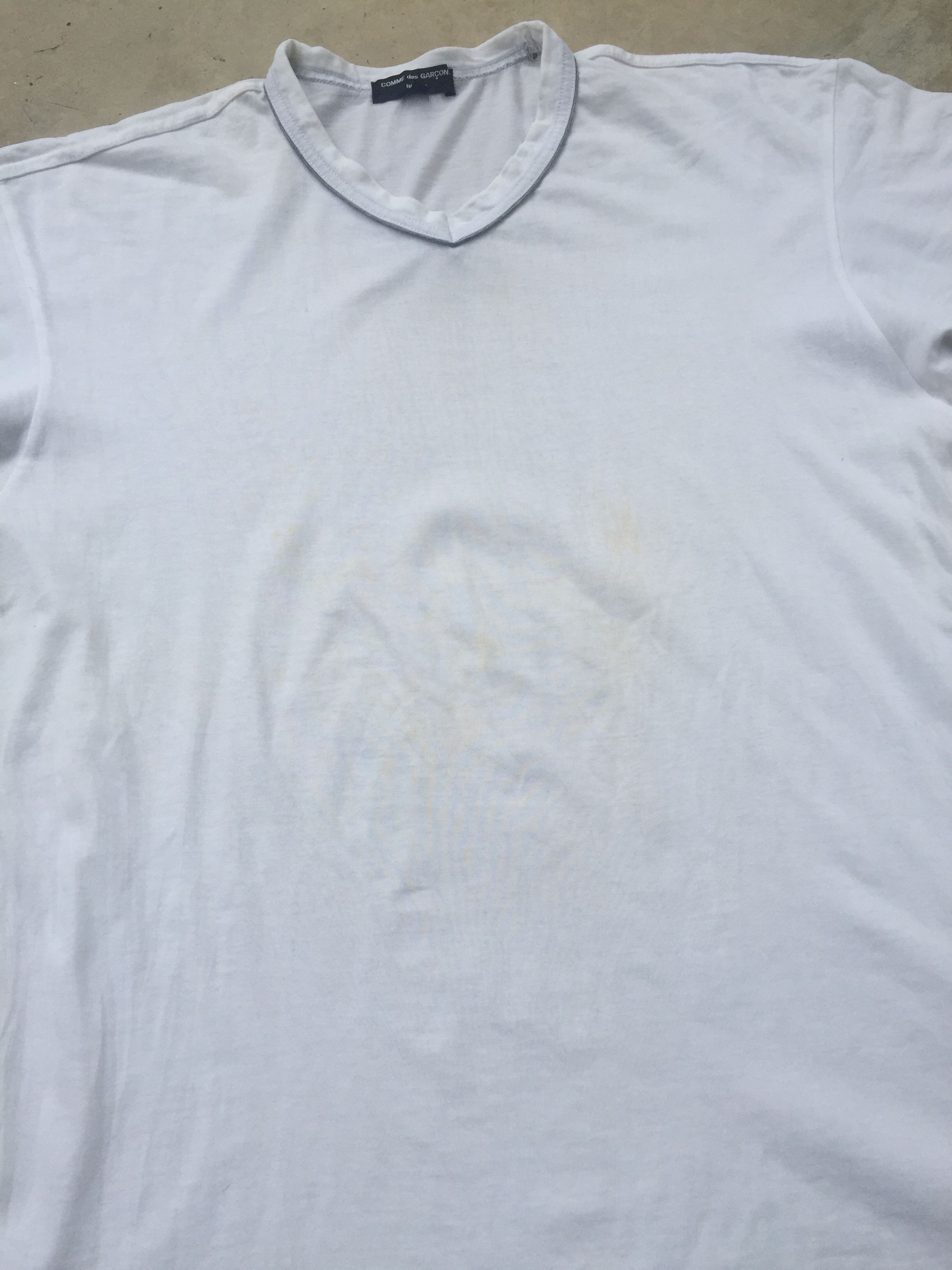 Comme des Garcons Homme Plain T shirt White