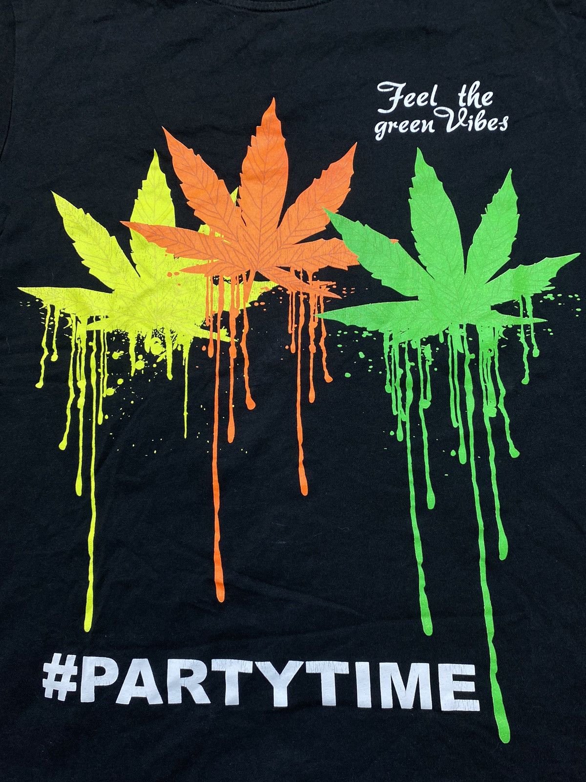 Vintage Vintage Y2k Humor tee streetwear Hippie Rasta style size S Size US S / EU 44-46 / 1 - 2 Thumbnail