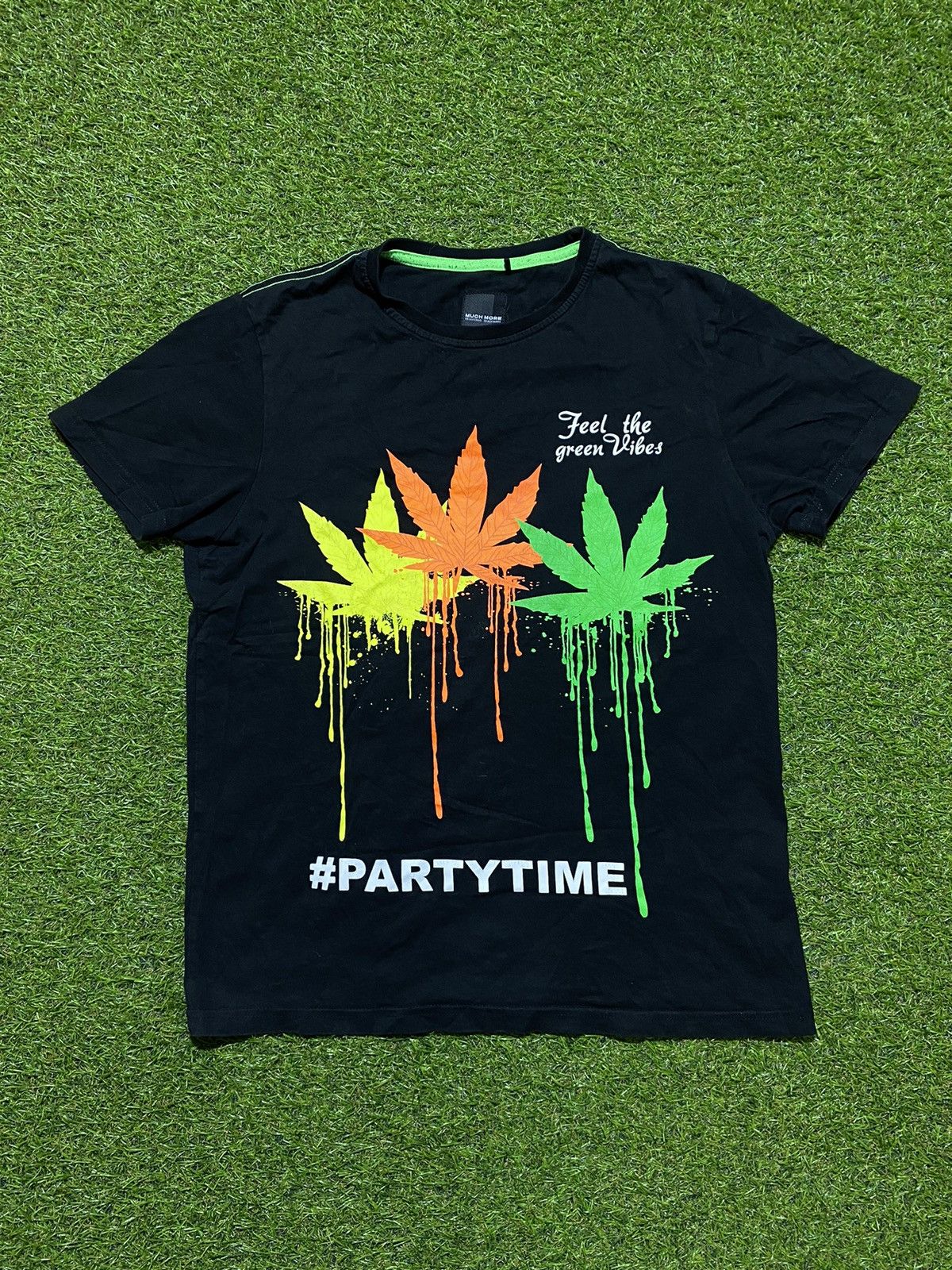 Vintage Vintage Y2k Humor tee streetwear Hippie Rasta style size S Size US S / EU 44-46 / 1 - 1 Thumbnail