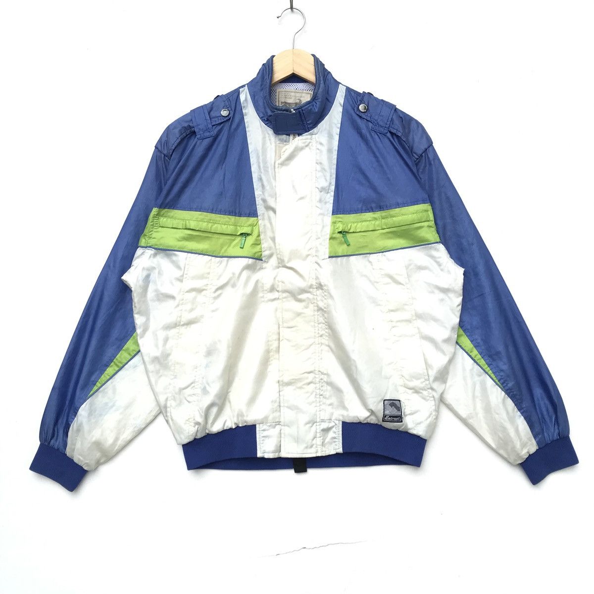 Japanese Brand × Vintage Vintage Kawasaki Jacket Sweatshirt Logo Spell Out Size US L / EU 52-54 / 3 - 1 Thumbnail
