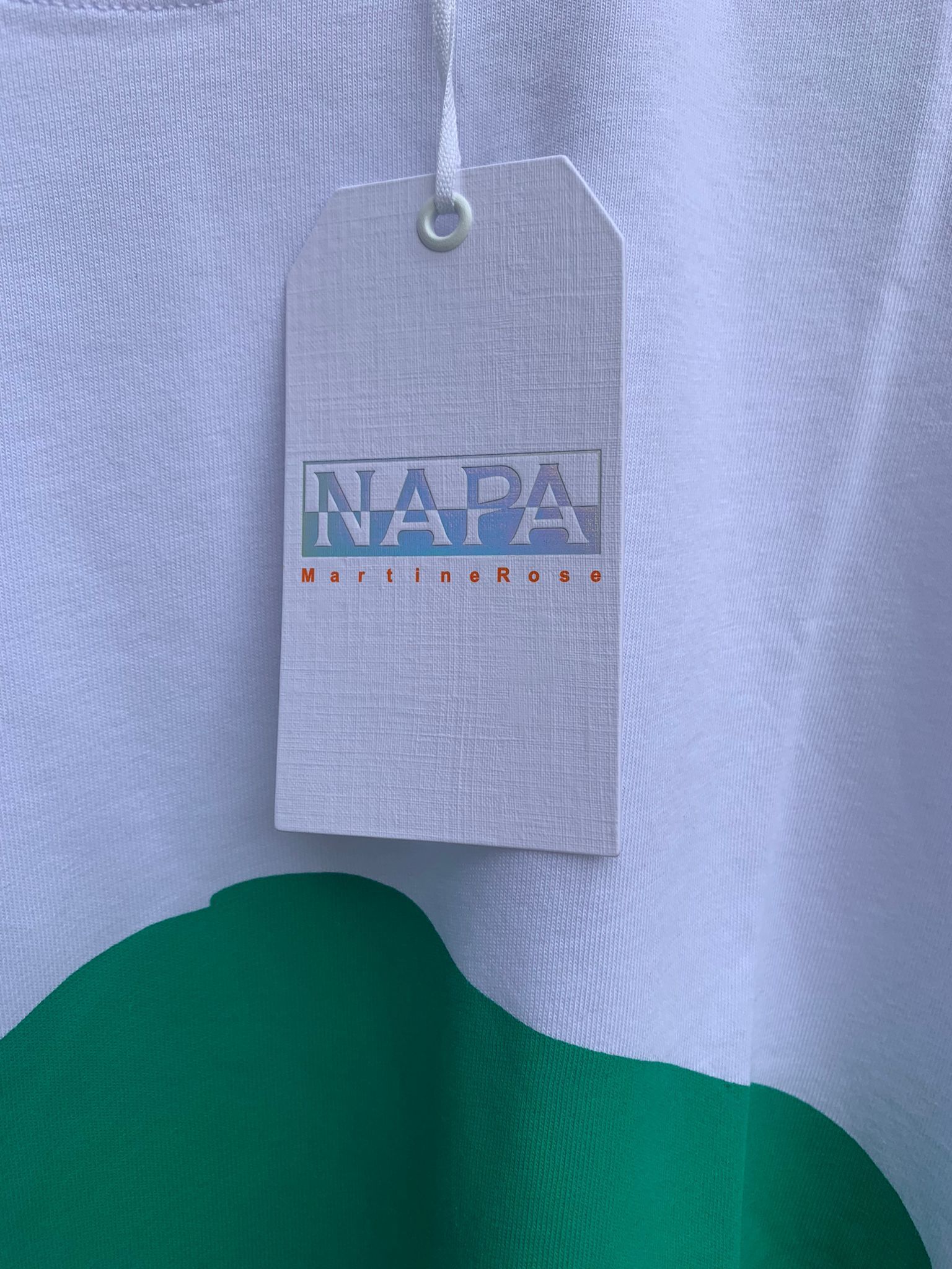 Martine Rose Fantasy LS Logo Tee in White Size US M / EU 48-50 / 2 - 11 Thumbnail