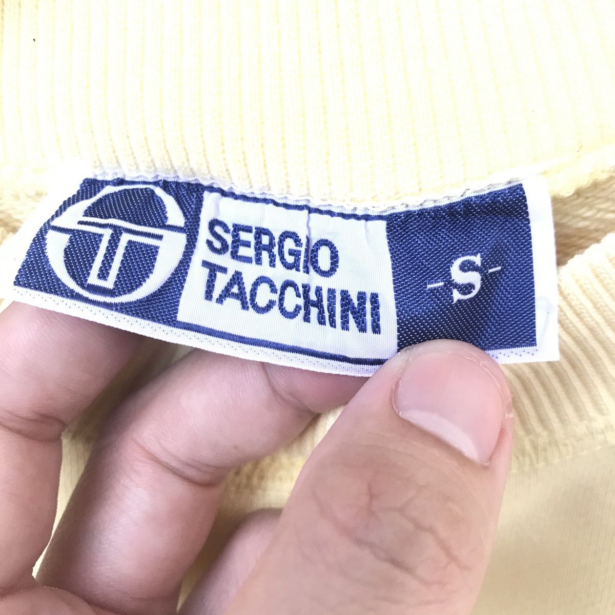 Sergio Tacchini × Vintage Vintage Sergio Tacchini sweatshirt Streetwear pullover Size US S / EU 44-46 / 1 - 3 Thumbnail