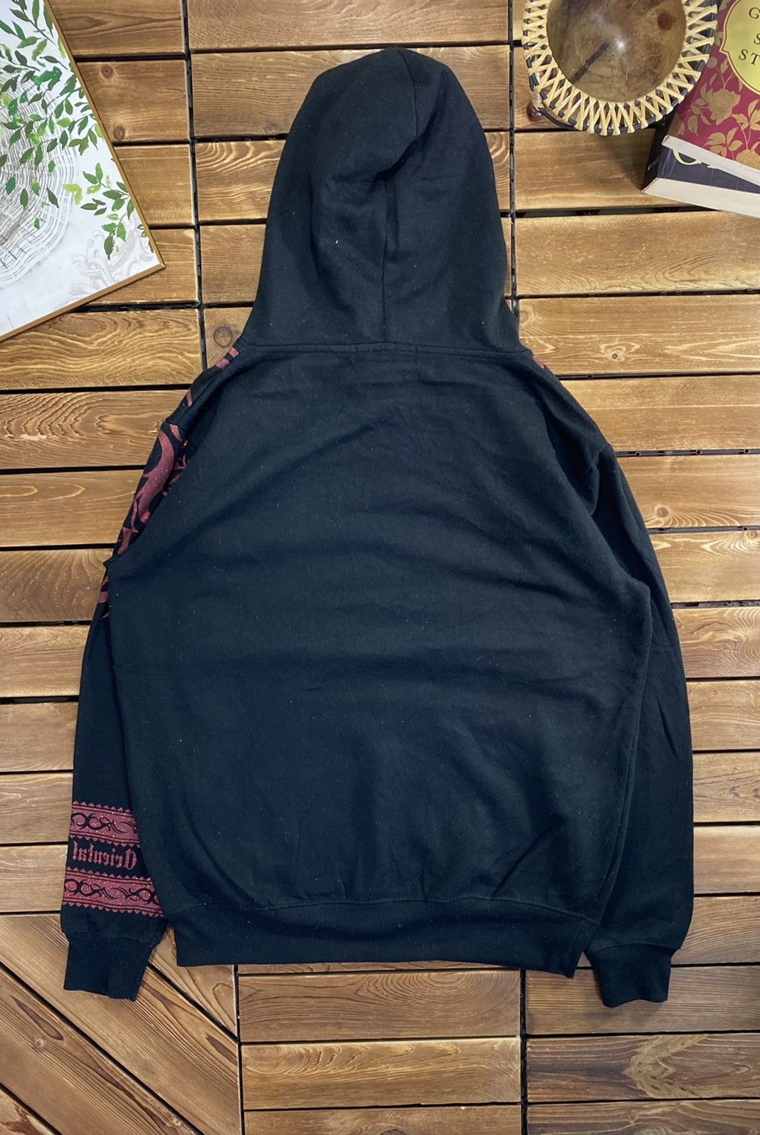 Japanese Brand × Vintage Vintage Japanese Brand Tatoo Art Eastern Tiding Hoodie M Size US M / EU 48-50 / 2 - 9 Thumbnail