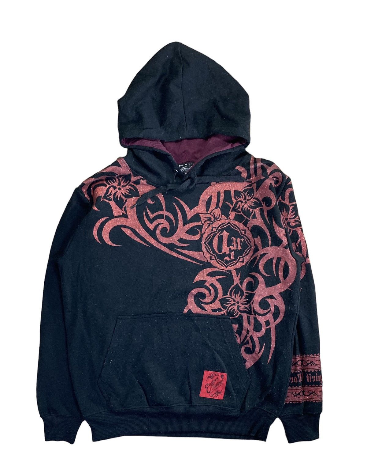Japanese Brand × Vintage Vintage Japanese Brand Tatoo Art Eastern Tiding Hoodie M Size US M / EU 48-50 / 2 - 1 Thumbnail