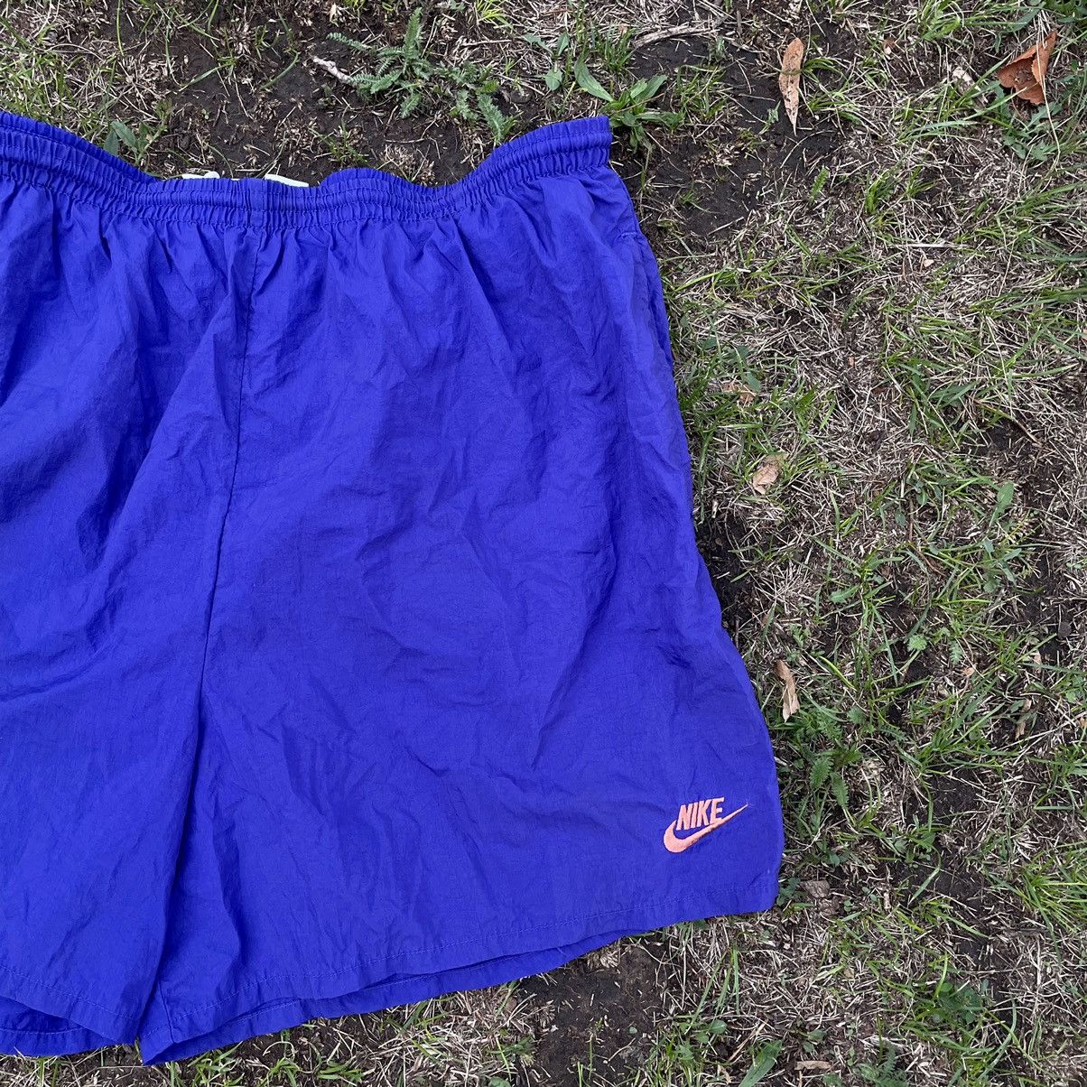 Vintage Vintage 90s Nike Swoosh Shorts Y2K Streetwear Baggy Faded 34 Size US 34 / EU 50 - 3 Thumbnail