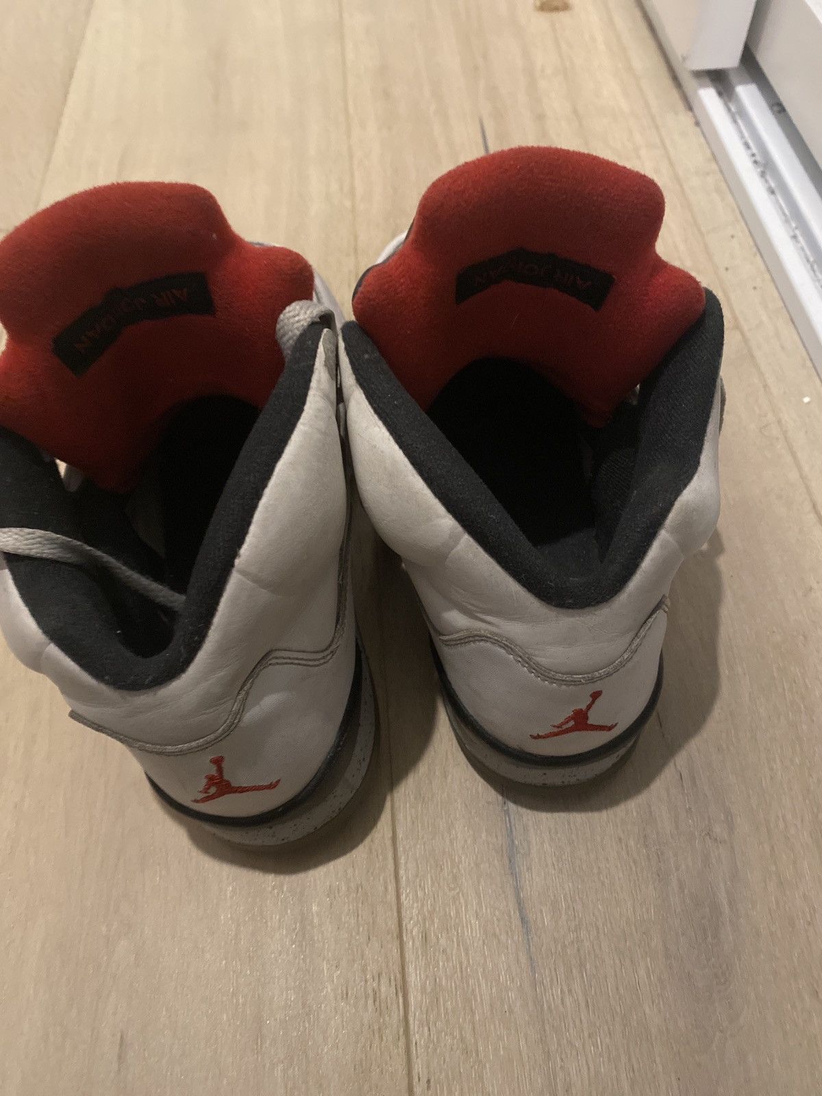 Jordan Brand × Nike Air Jordan 5 Retro White Cement 2017 Size US 6.5 / EU 39-40 - 4 Thumbnail