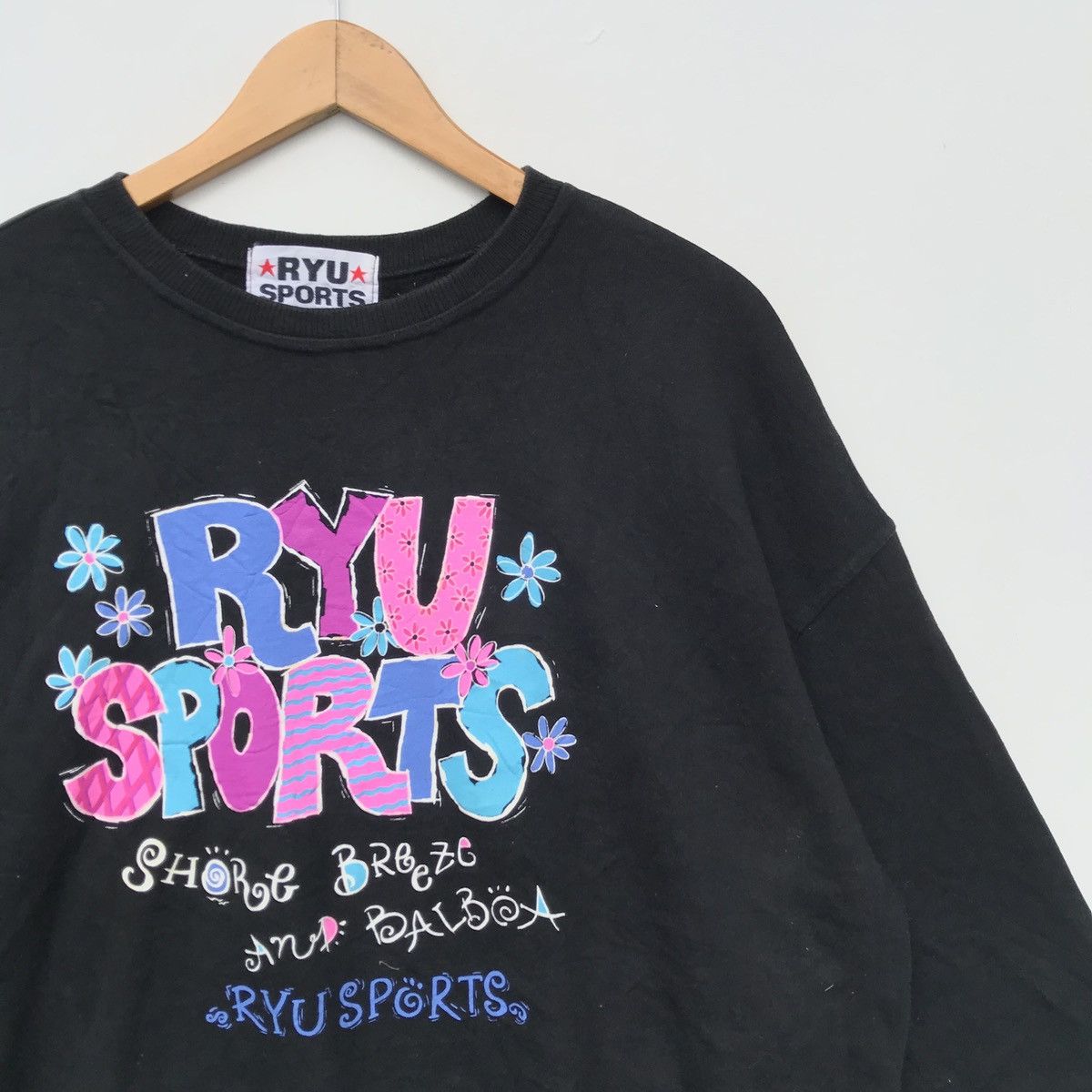 Vintage Rare!!! Vintage RYU Sport Sweatshirt Flower Size US XL / EU 56 / 4 - 2 Thumbnail