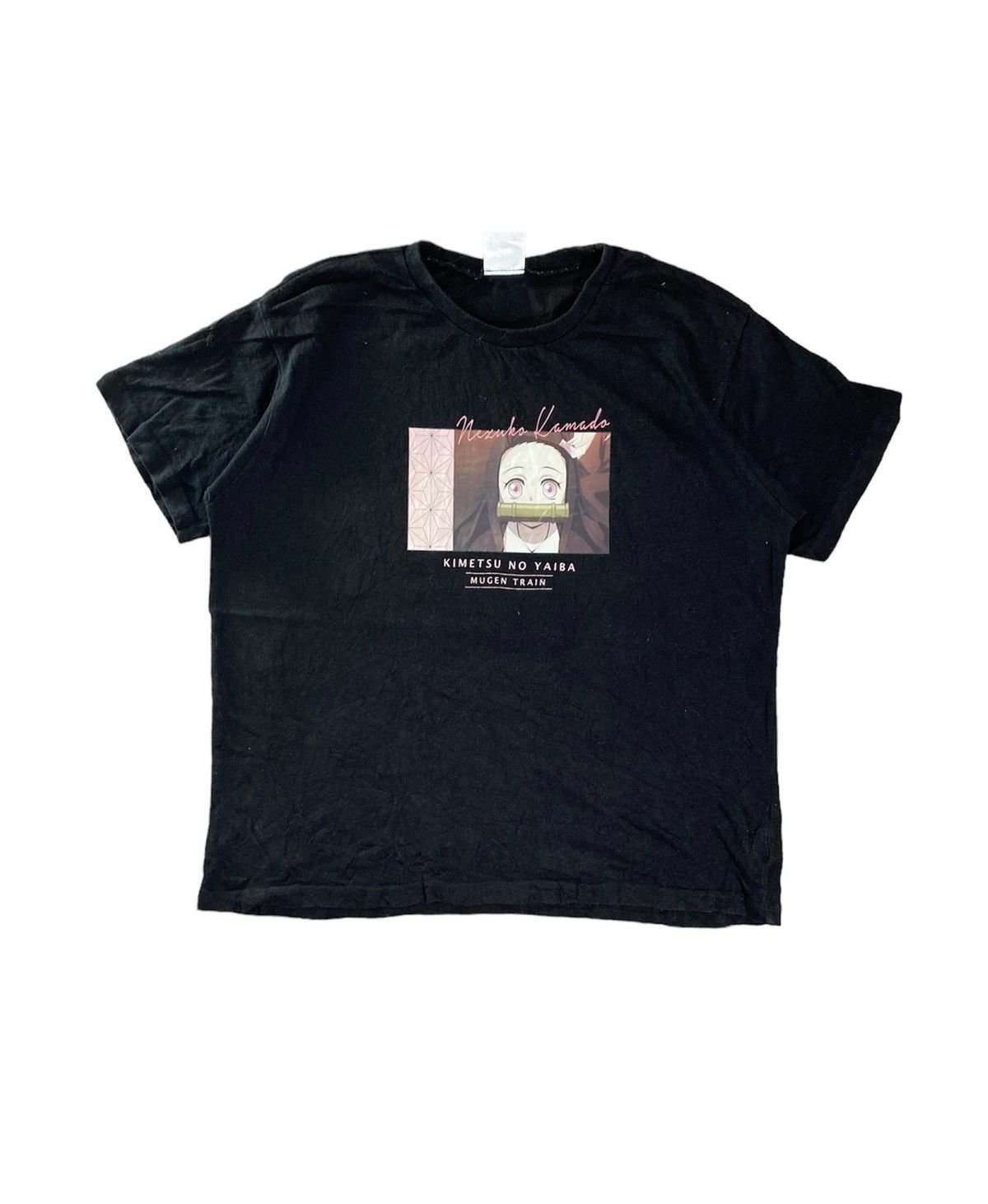 Anime × Japanese Brand Kimetsu No Yaiba Mugen Train Anime Tees Black Size XS Size US XS / EU 42 / 0 - 1 Thumbnail
