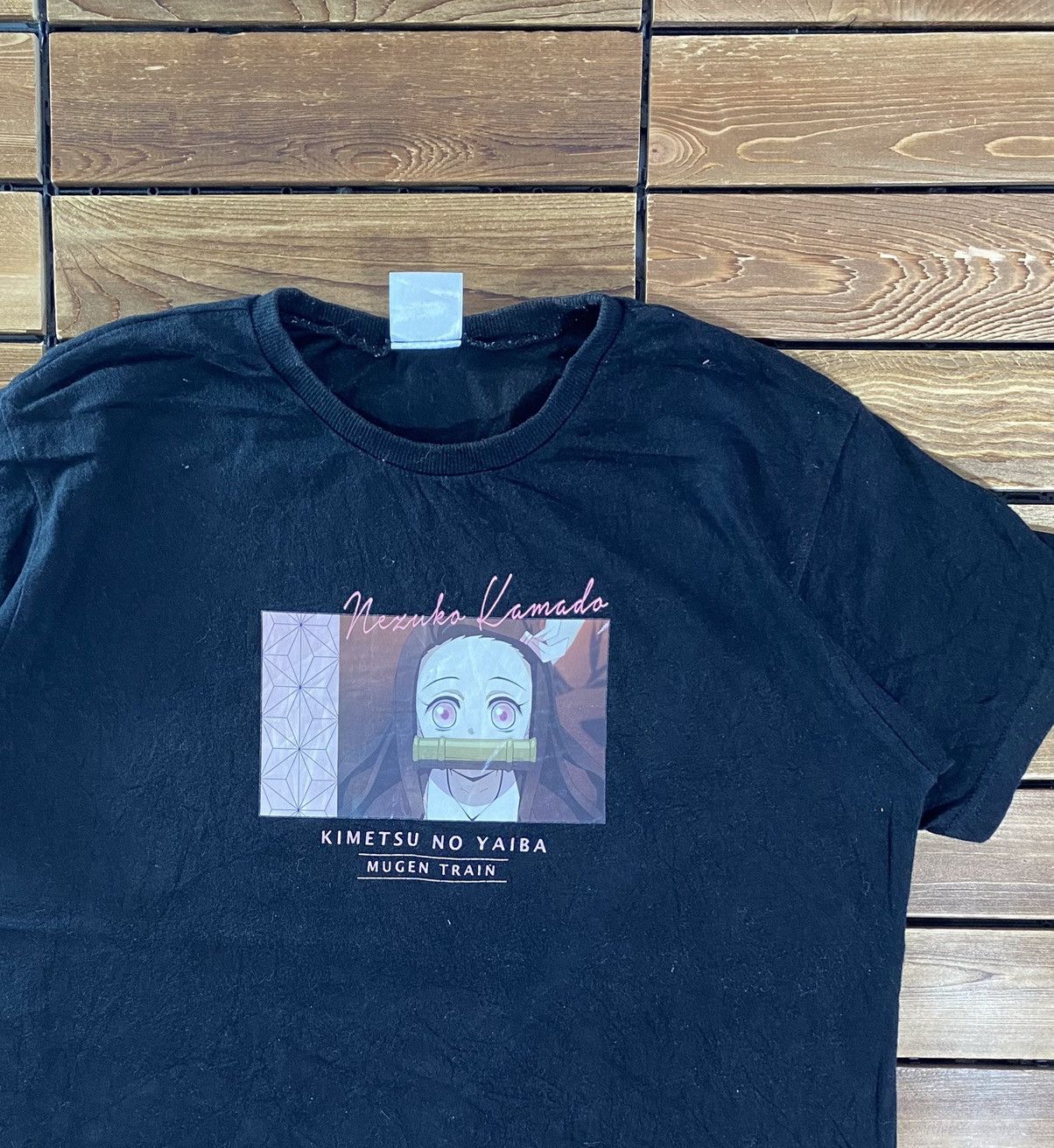Anime × Japanese Brand Kimetsu No Yaiba Mugen Train Anime Tees Black Size XS Size US XS / EU 42 / 0 - 3 Thumbnail