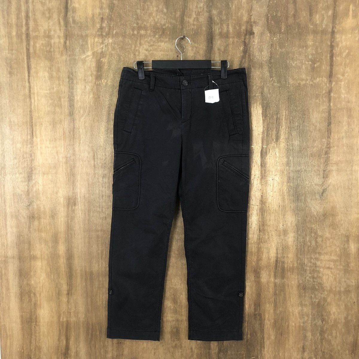 Image of Gap Black Multipocket Tactical Cargo Pants 091, Men's (Size 30)